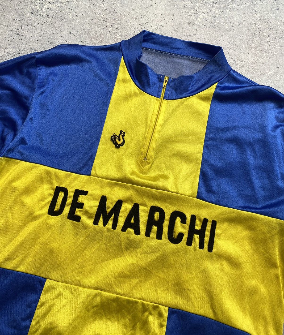 Sports Specialties × Vintage Vintage De Marchi cycling 1/4 zip hoodie big logo Size US M / EU 48-50 / 2 - 5 Thumbnail