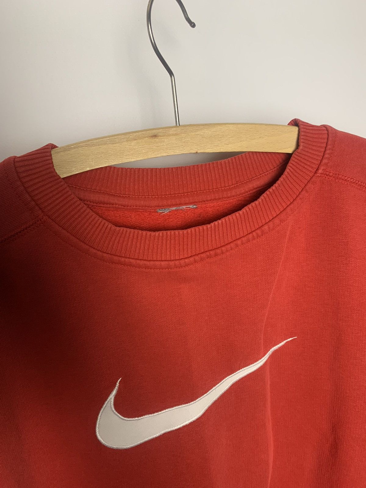 Nike × Vintage 🔥Vintage 00s Nike y2k big center logo sweatshirt Size US M / EU 48-50 / 2 - 3 Thumbnail