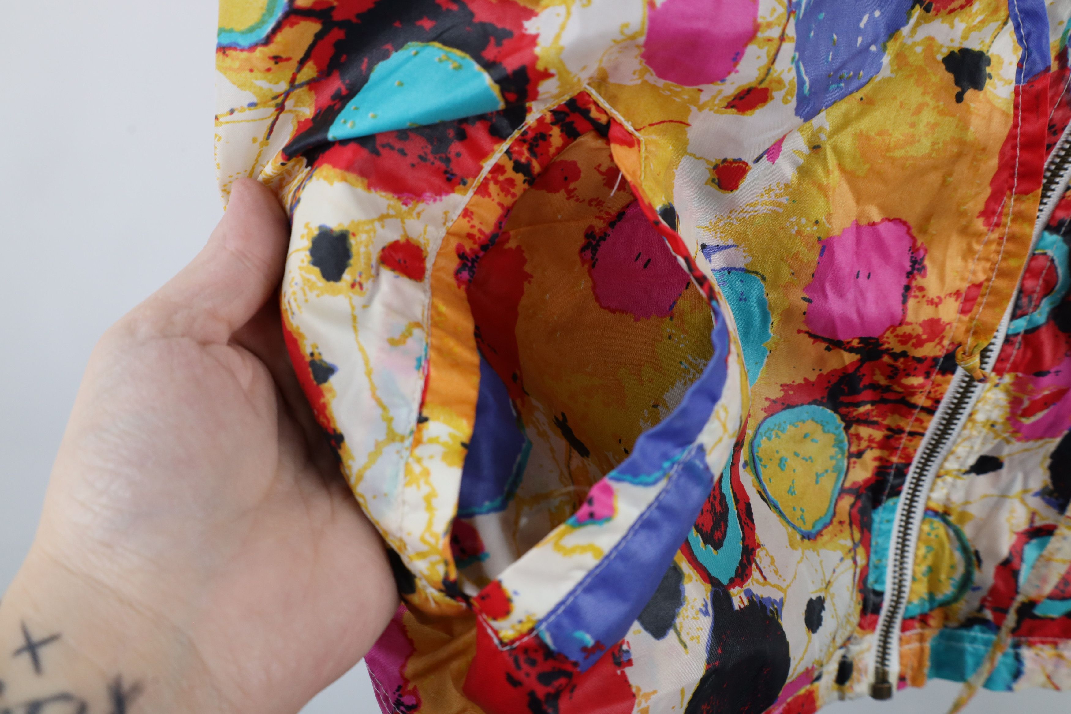 Everlast × Vintage Vintage 90s Everlast Abstract Rainbow Windbreaker Jacket Size M / US 6-8 / IT 42-44 - 6 Thumbnail