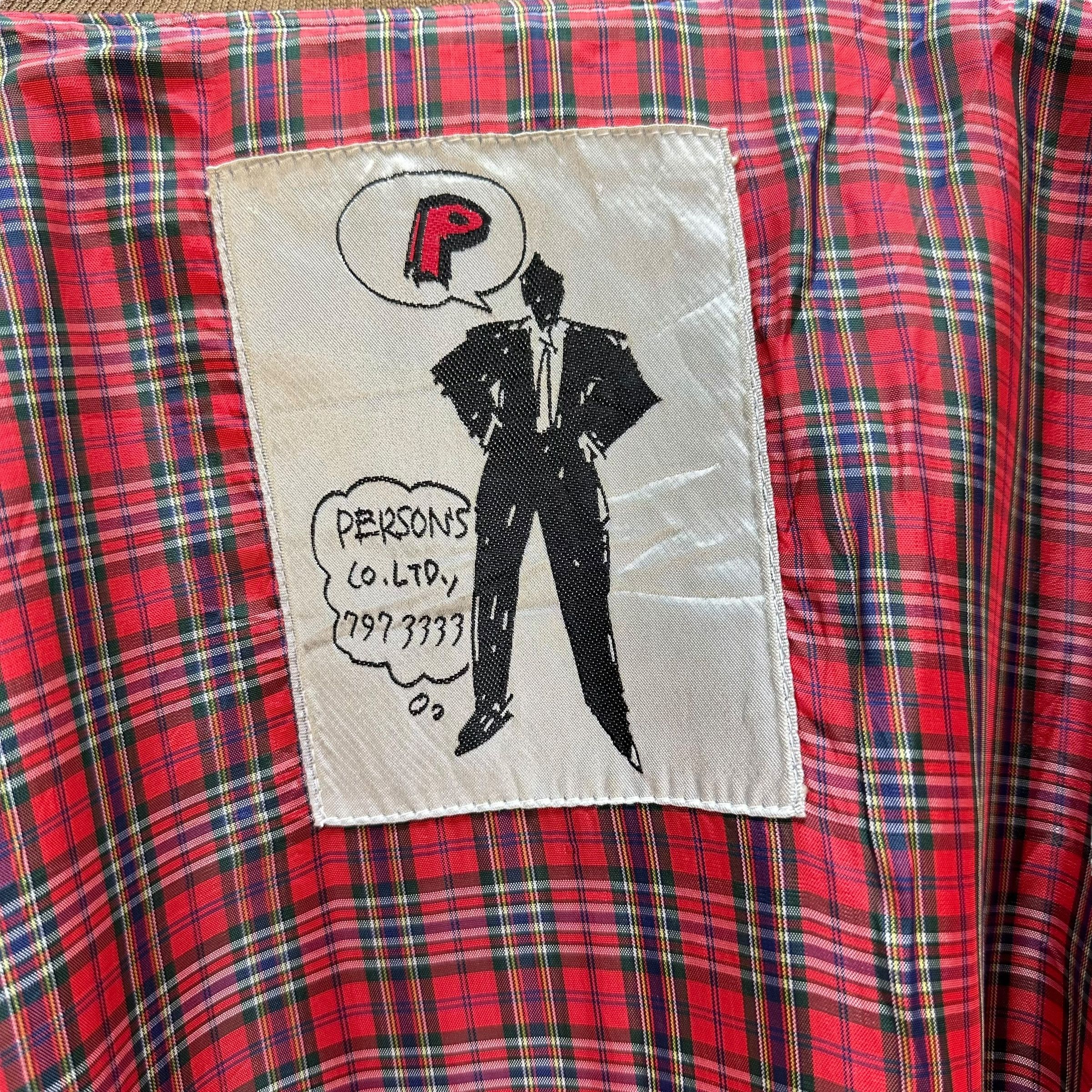 PERSON'S PERSON'S Capital P Big Logo Work Bomber Jacket #A56-1290 Size US XL / EU 56 / 4 - 9 Thumbnail