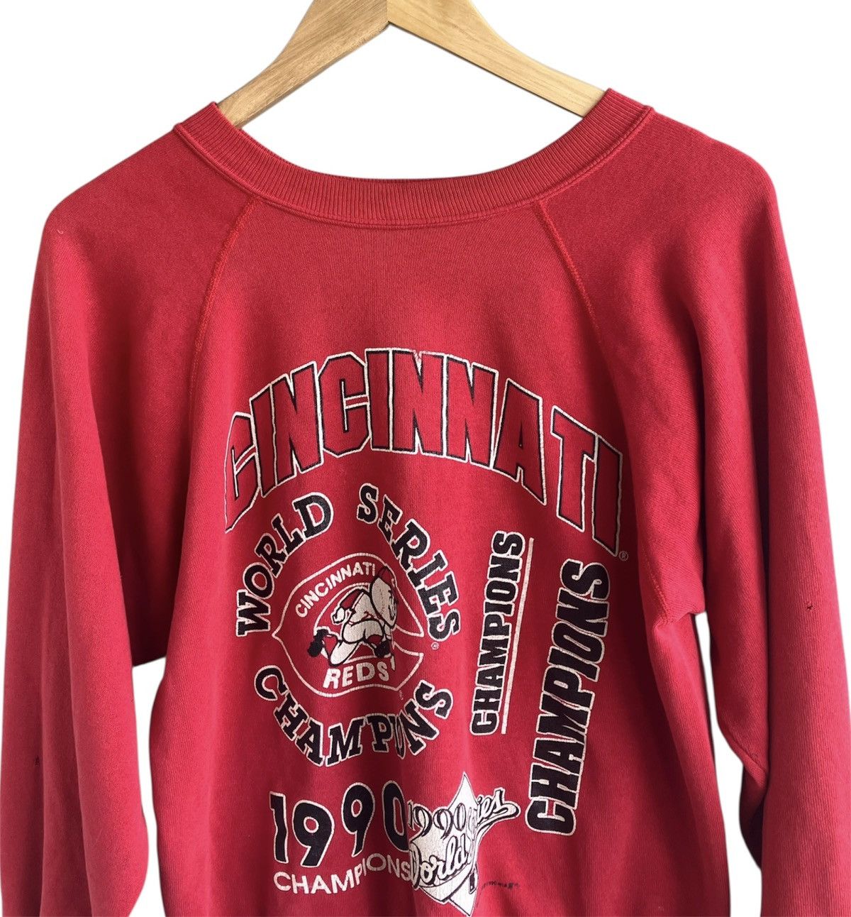 MLB Cincinnati Reds 1990 World Series Champions Crewneck Size US M / EU 48-50 / 2 - 3 Thumbnail