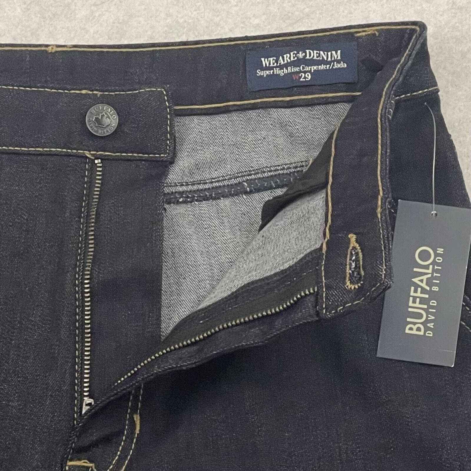 Buffalo David Bitton Buffalo David Bitton Jeans Women 29 High Rise Carpenter Jada Size 29" - 12 Thumbnail