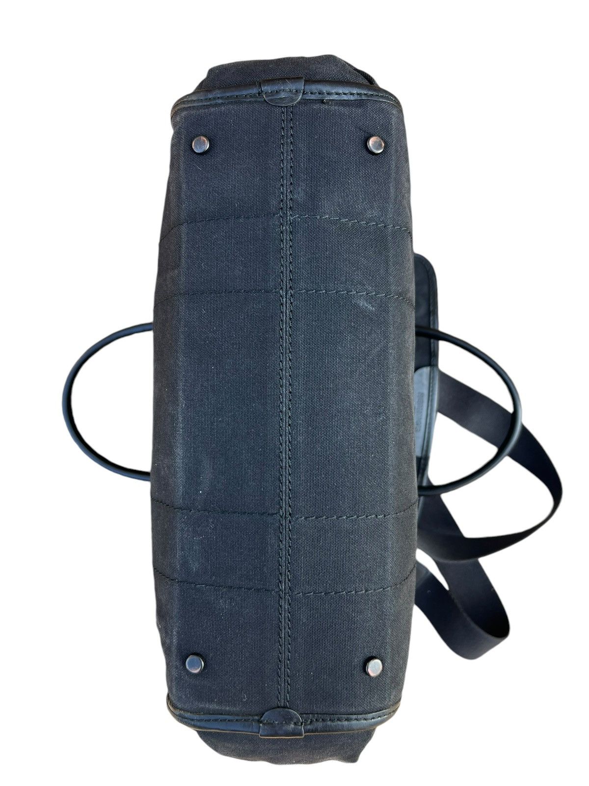 Vintage Vintage Heming’s Inc. X Rootote Japan Fade Black Canvas Bag Size ONE SIZE - 17 Thumbnail