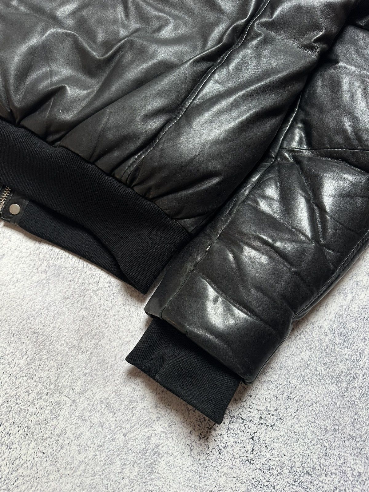 Mackage Mackage Glen Leather Bomber With Hooded Bib And Fur Trim Size US M / EU 48-50 / 2 - 17 Thumbnail