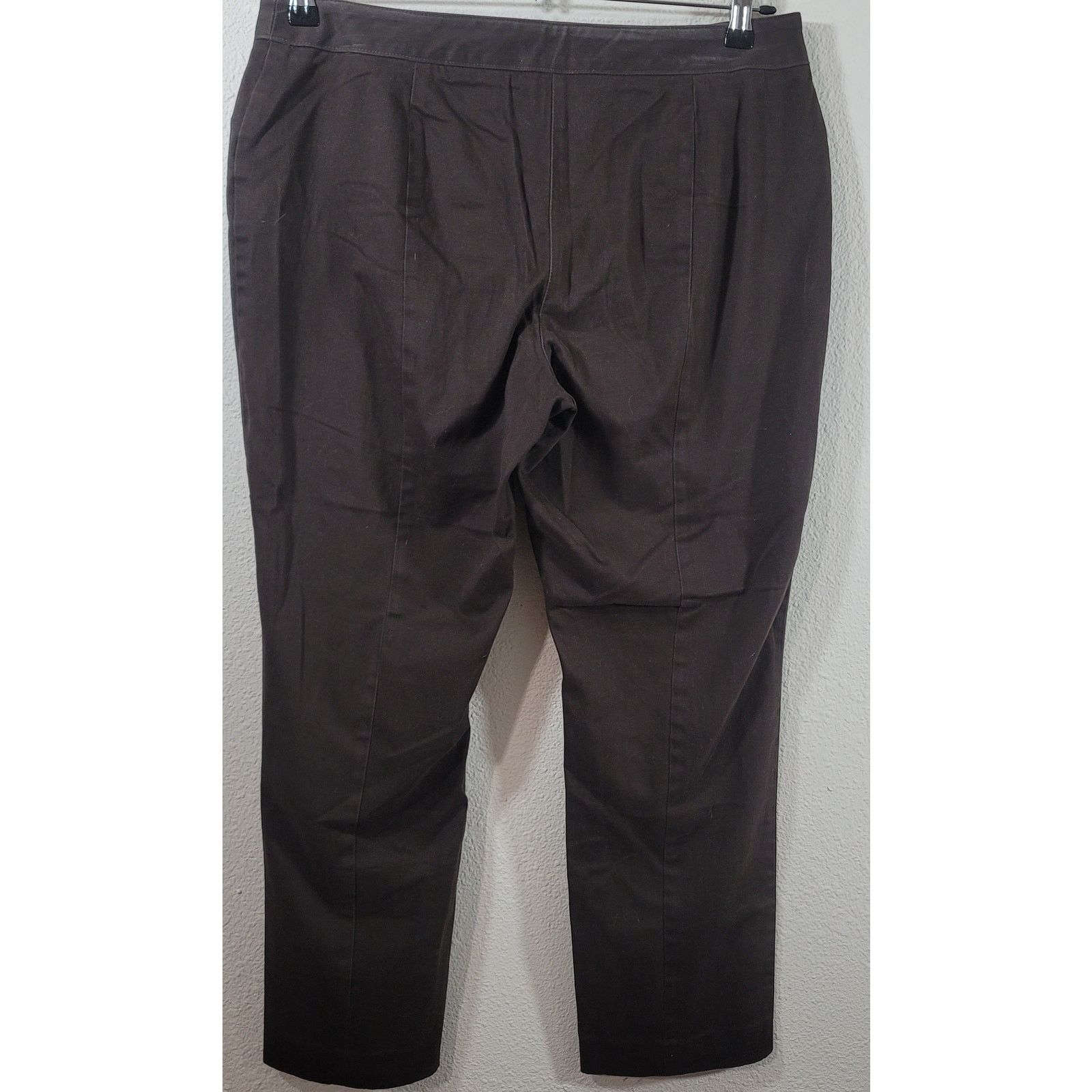 Other Talbots Signature Brown Flat Front Jeans 12P Lightweight Size 34" / US 12 / IT 48 - 2 Thumbnail