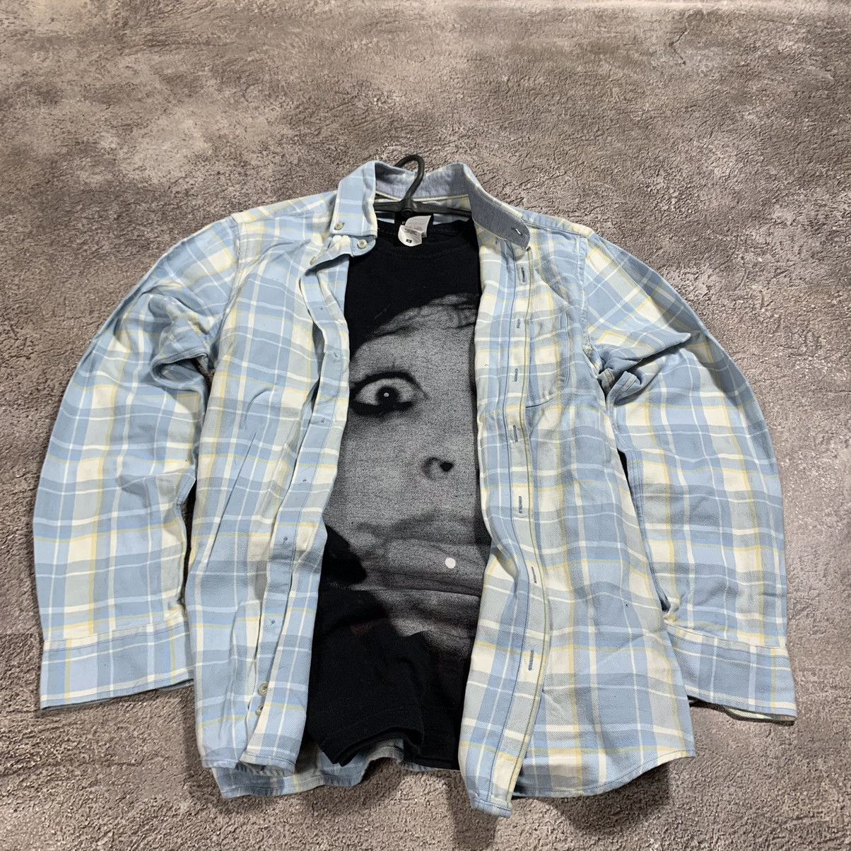 Vintage Vintage 90s Checked Shirt Thrashed Grunge Streetwear Logo M Size US M / EU 48-50 / 2 - 2 Thumbnail