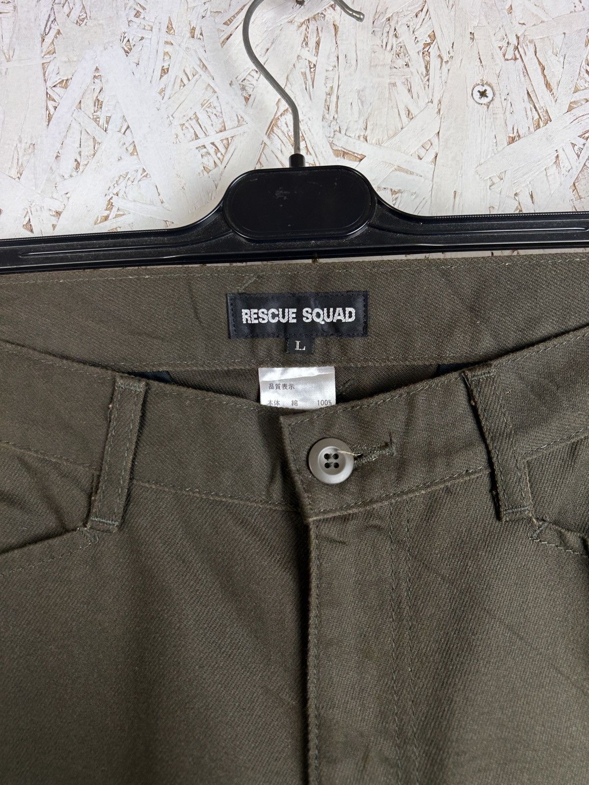 Japanese Brand Vintage Japanese Brand Resque Squad Pants Jeans Size L Size US 34 / EU 50 - 4 Thumbnail