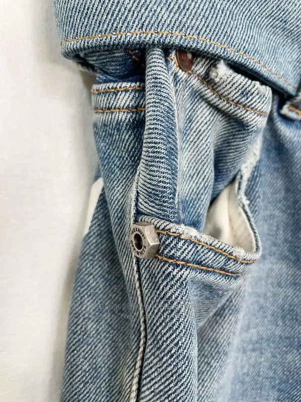 Off-White Off-White Light Blue Denim Casual Pants . Size US 27 - 3 Thumbnail