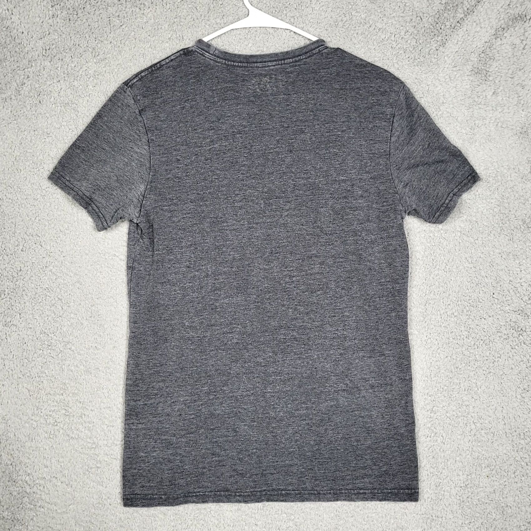 Lucky Brand Lucky Brand Gray Tee Short Sleeve Cotton Polyester Crew Neck Size S Mens Window Pink Floyd Logo Casual Short Sleeve Shirt Size US 29 - 6 Thumbnail