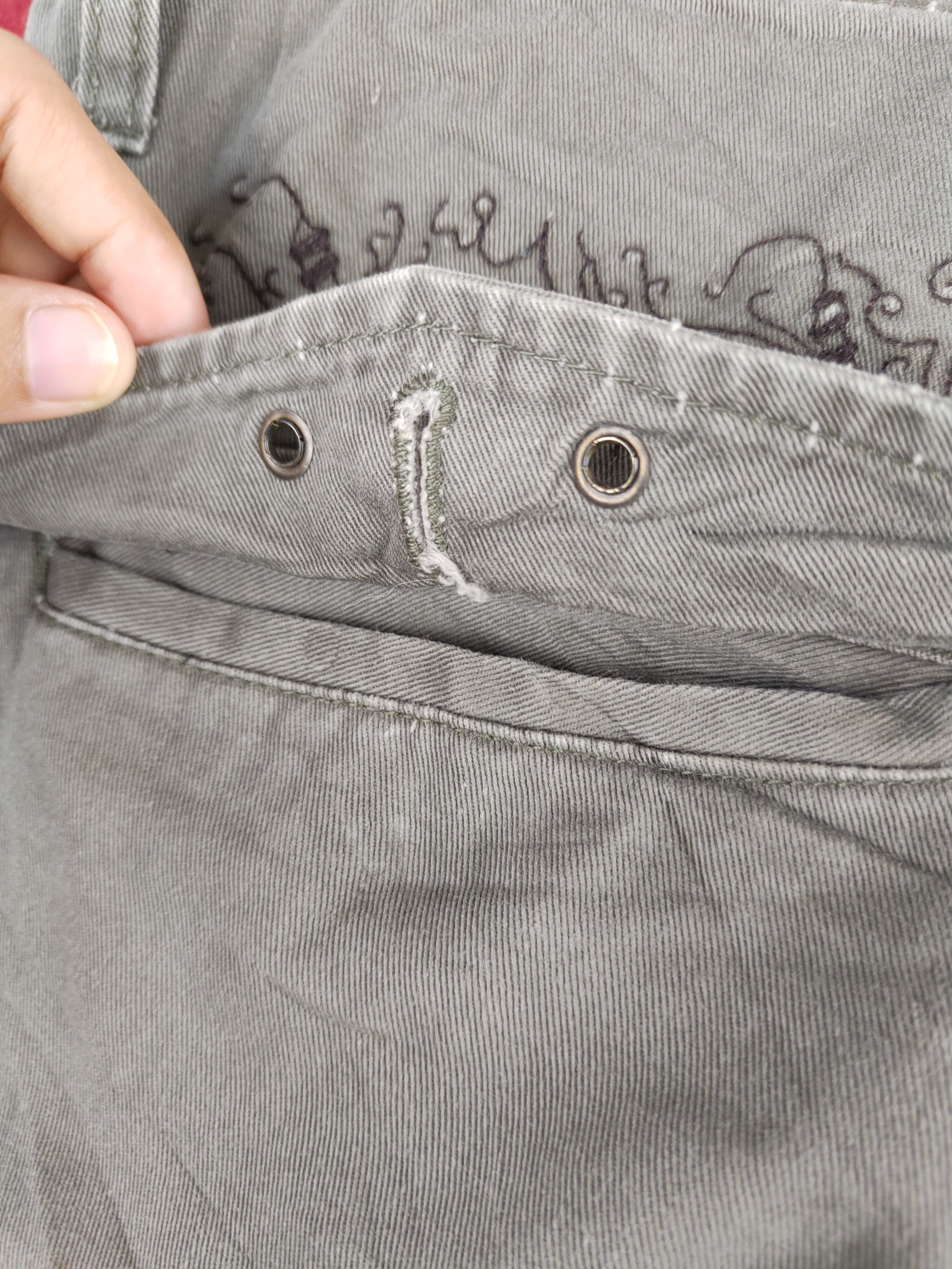 Japanese Brand Root Three Olive Multipocket Tactical Cargo Pants #S1798 Size US 30 / EU 46 - 9 Thumbnail