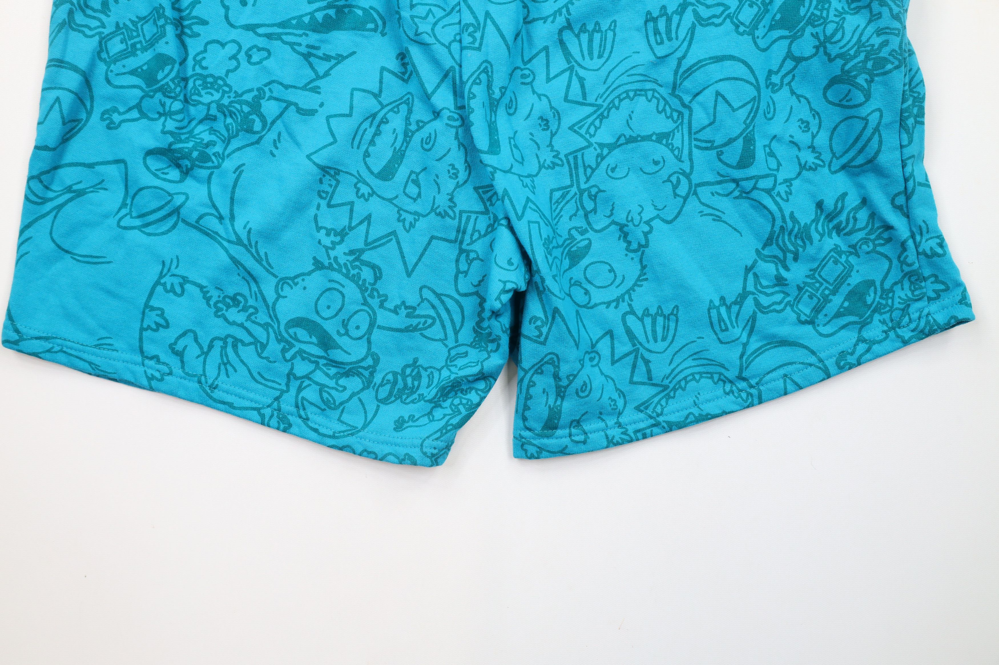 Vintage Vintage Nickelodeon Print Rugrats Sweatpants Shorts Blue Size US 36 / EU 52 - 11 Thumbnail