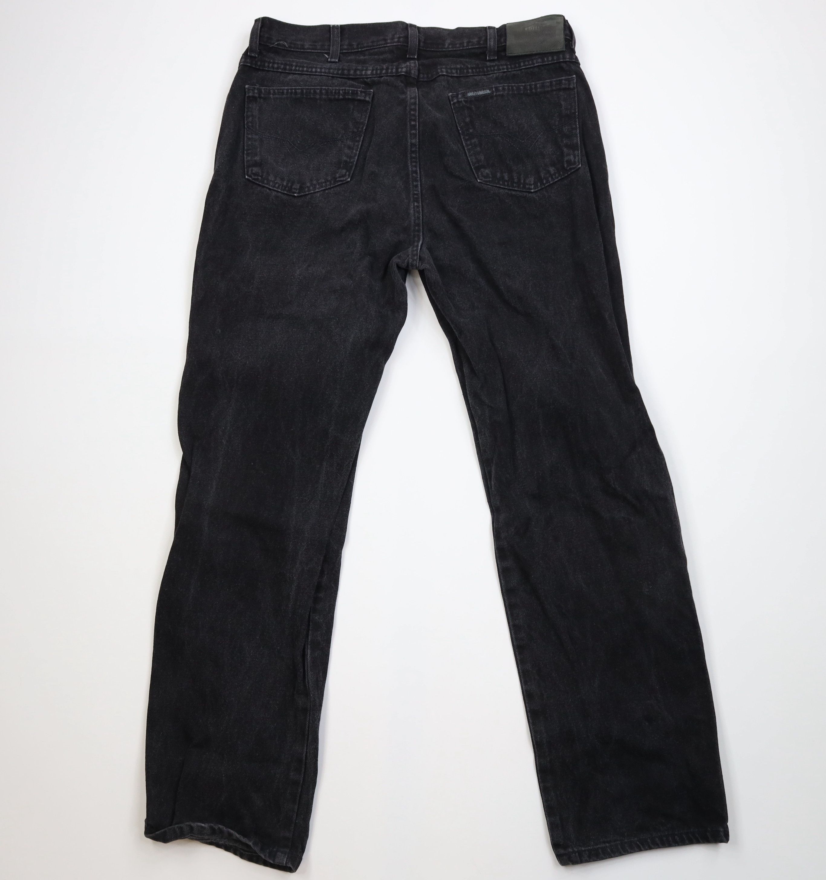 Harley Davidson Vintage Y2K 2003 Harley Davidson Motorcycle Denim Jeans Size US 38 / EU 54 - 9 Thumbnail