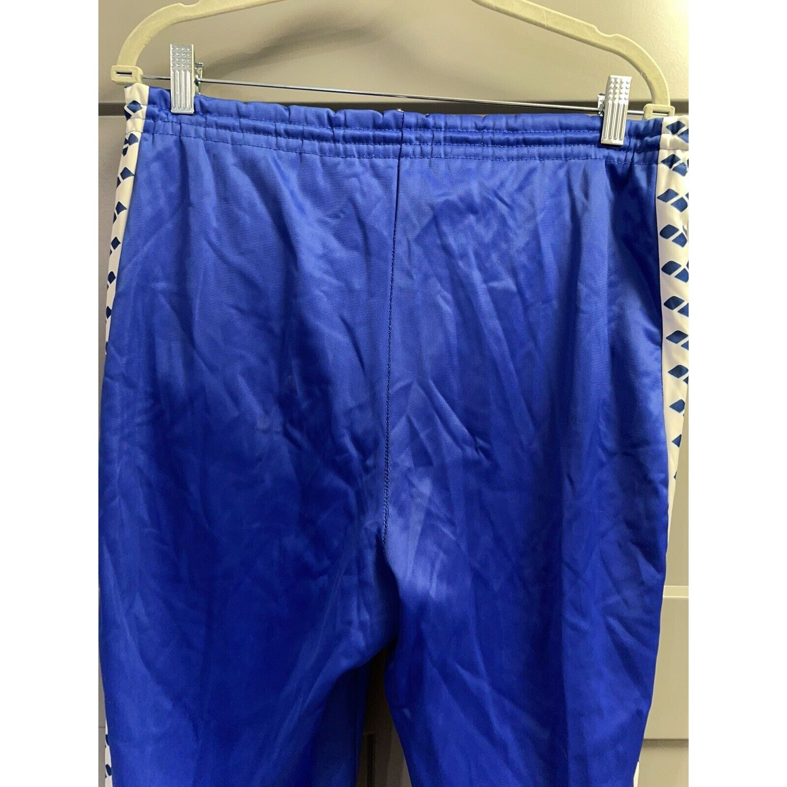 Vintage Vintage Arena Blue & White Pull On Track Pant Logo M Size US 34 / EU 50 - 6 Thumbnail