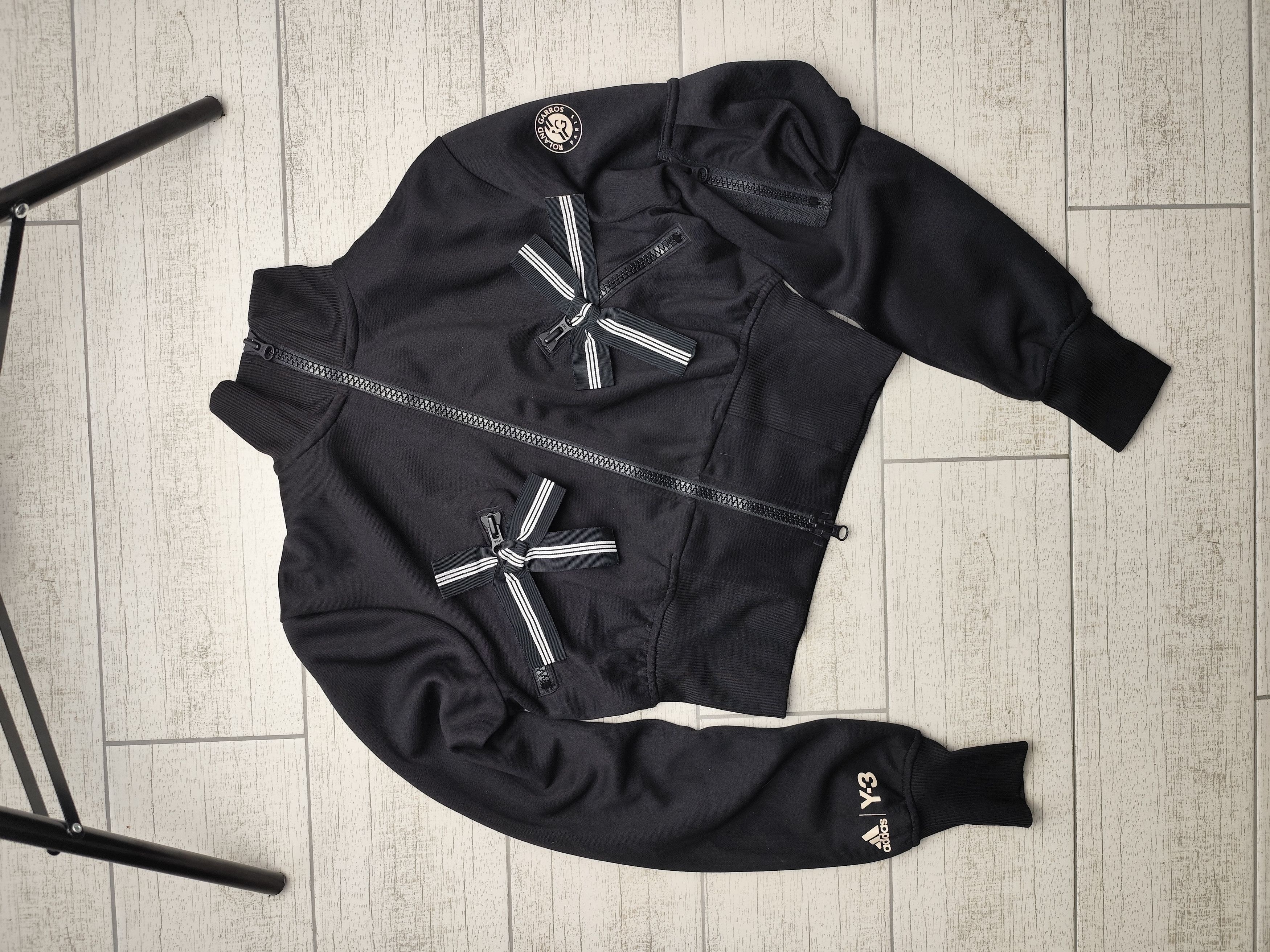 Vintage y2k Adidas Y-3 Roland Garros cropped light jacket