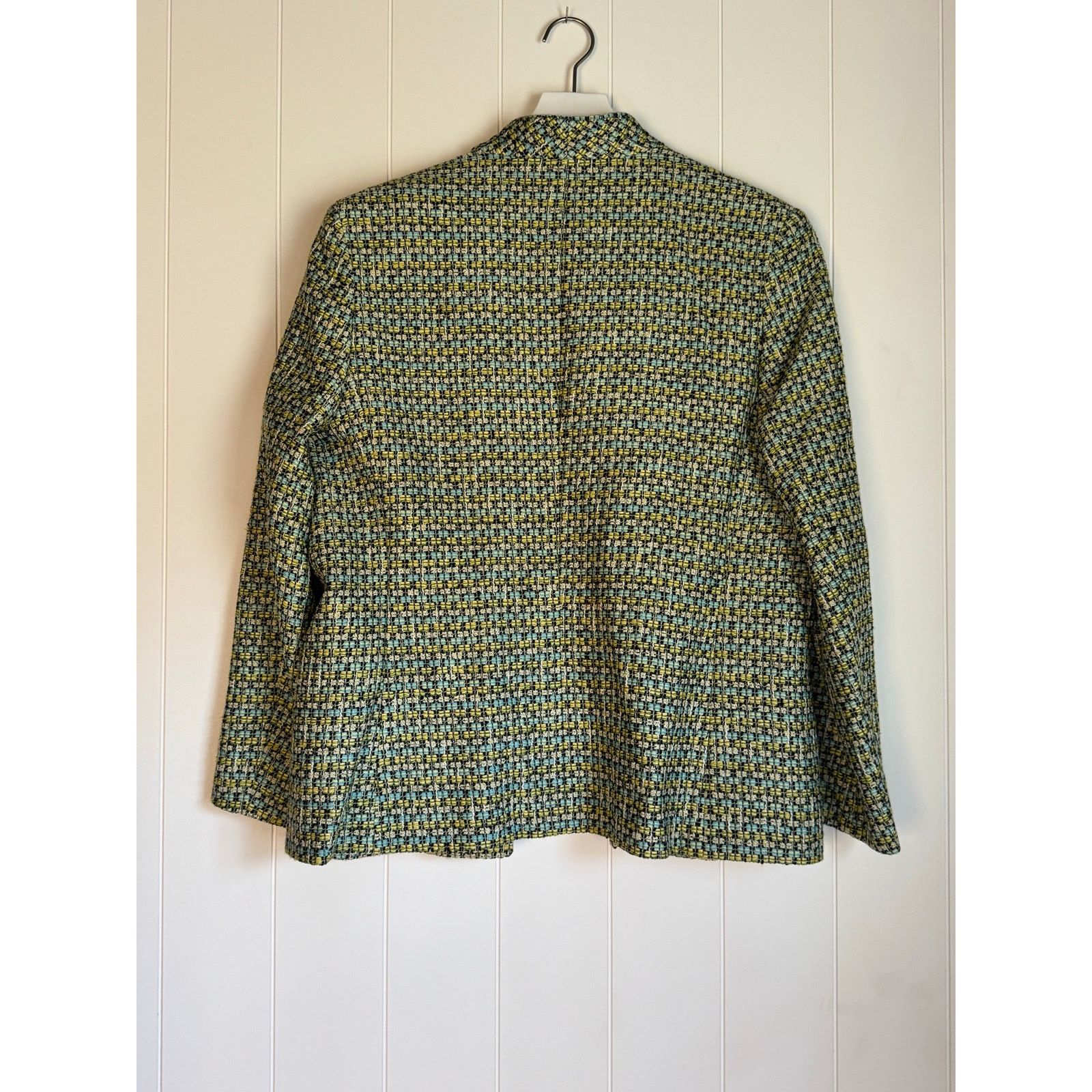 Austin Reed Austin Reed · Tweed Open Blazer · Blue Yellow · Size 14 Size XL / US 12-14 / IT 48-50 - 3 Thumbnail
