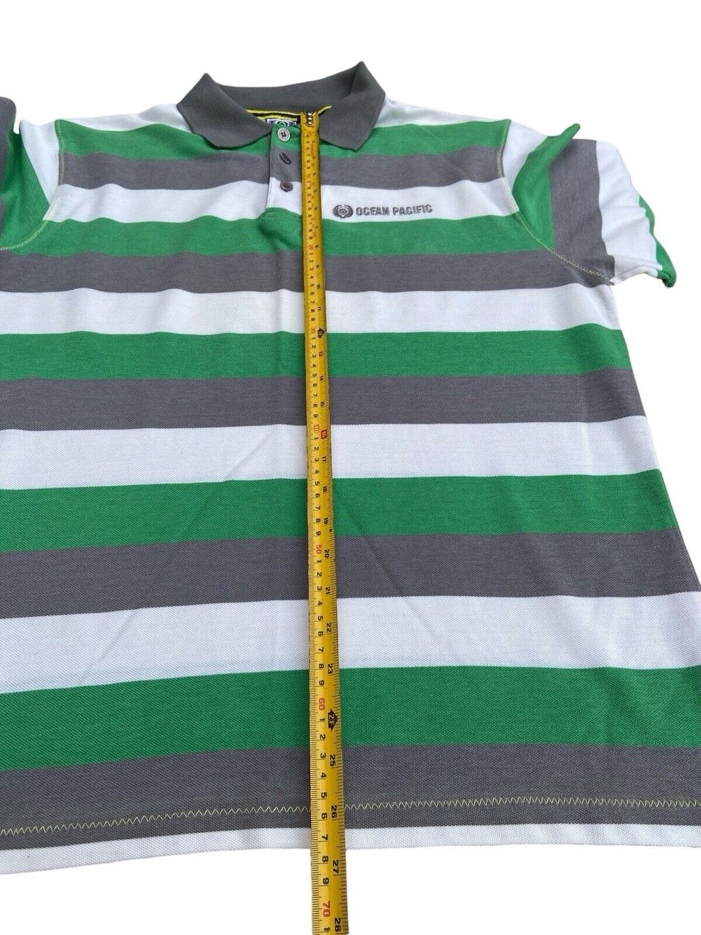 Ocean Pacific Ocean Pacific Polo Shirt Men XL Striped Short Sleeve Size US XL / EU 56 / 4 - 5 Thumbnail