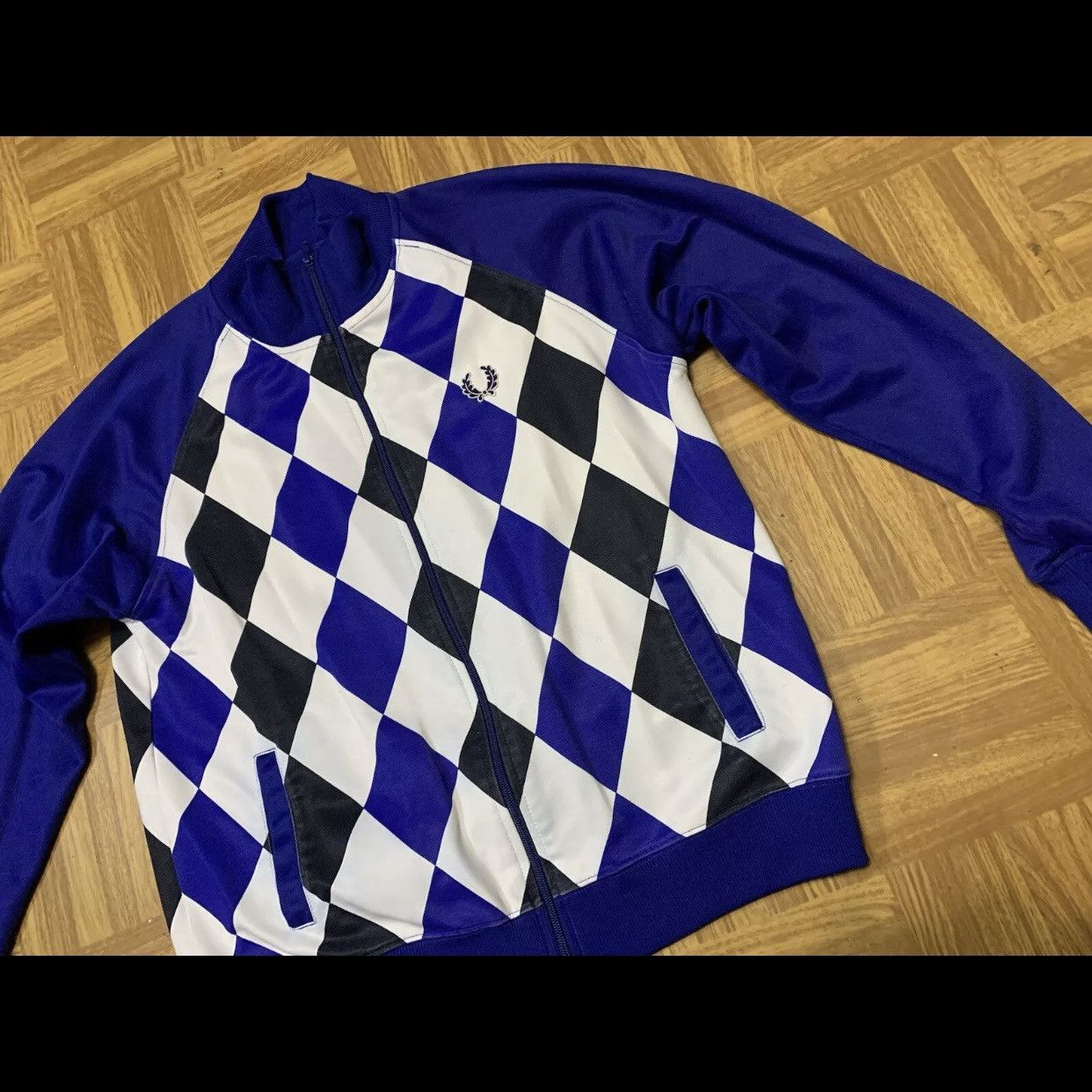 Fred Perry × Vintage 80s 90s Vintage Fred Perry Track Jacket Mods Skins Casuals Size US L / EU 52-54 / 3 - 10 Thumbnail