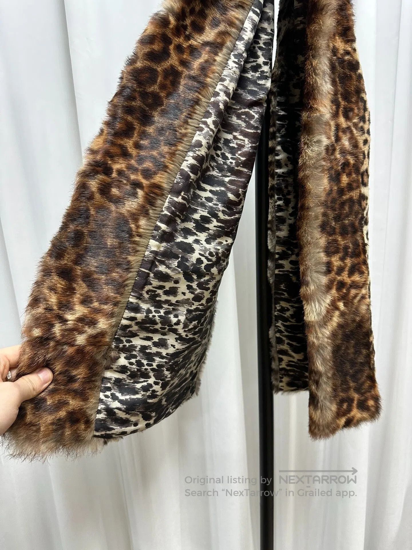 Dries Van Noten Dries Van Noten Leopard Print Scarf. Size ONE SIZE - 4 Thumbnail
