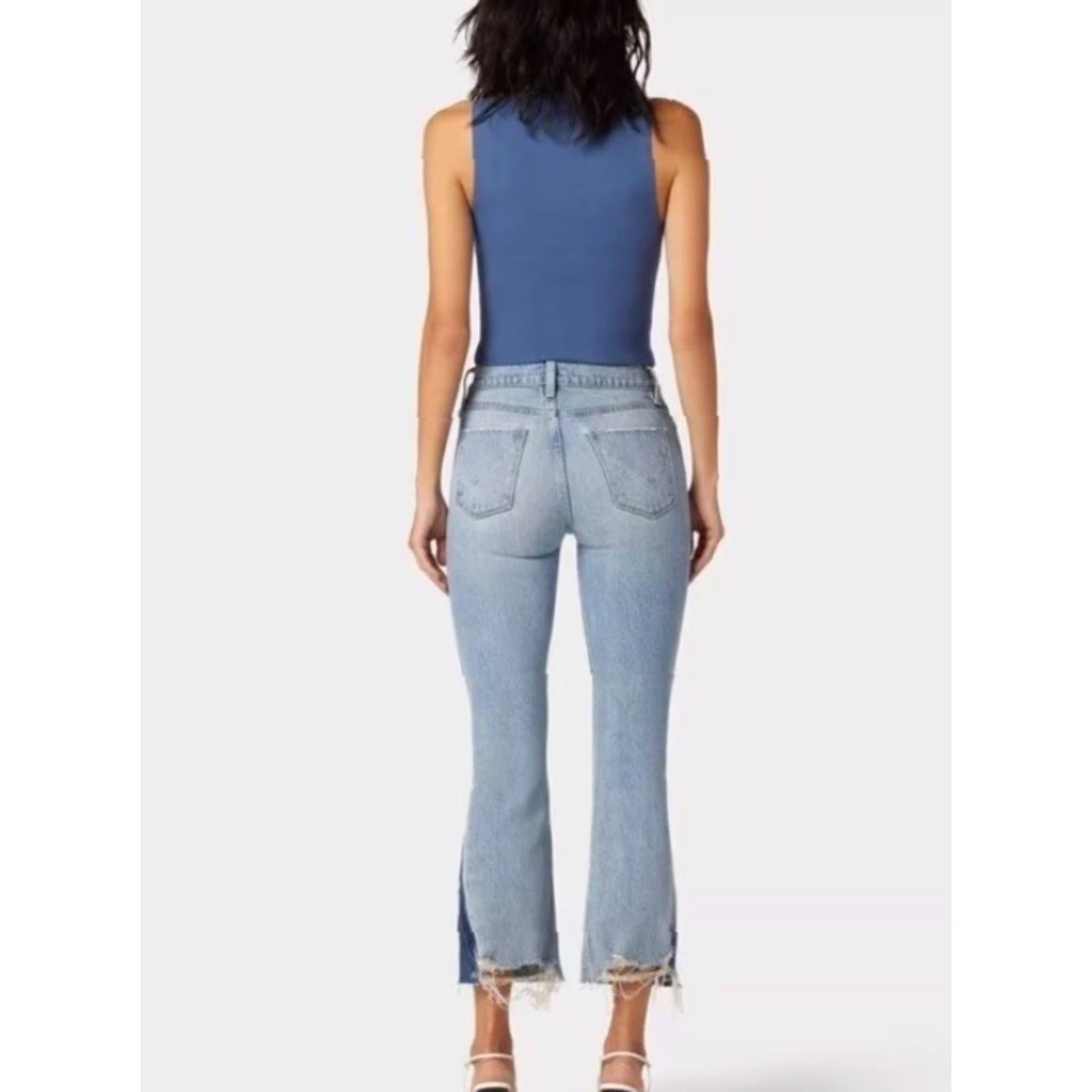 Hudson Hudson Barbara High-Rise Bootcut Crop Jeans Women 29 Blue 29x26.5 Retail 95 Size 29" - 2 Thumbnail