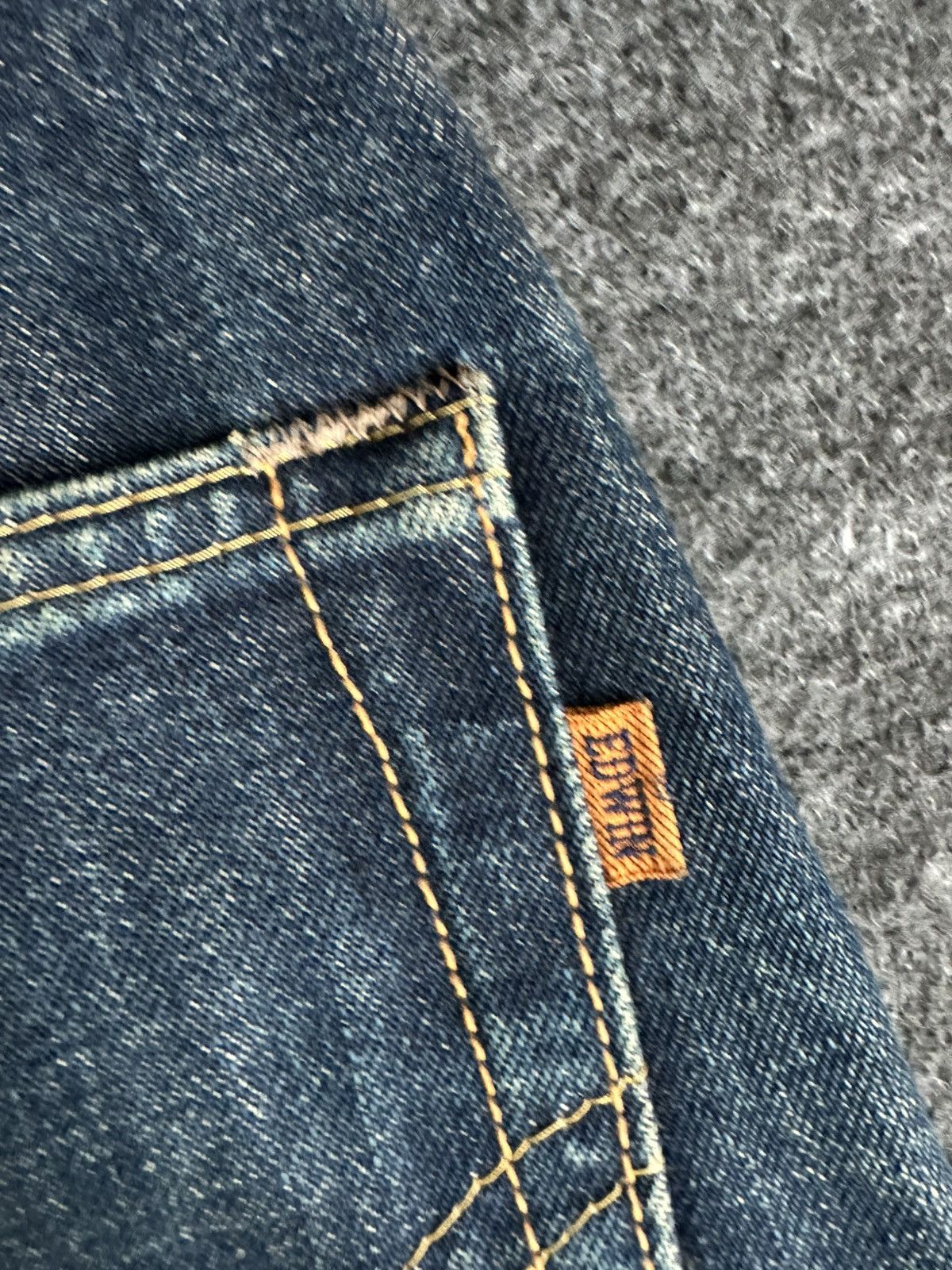 Edwin Vintage Edwin 505 Selvedge Washed Denim 29x32 D839 Size US 29 - 7 Thumbnail