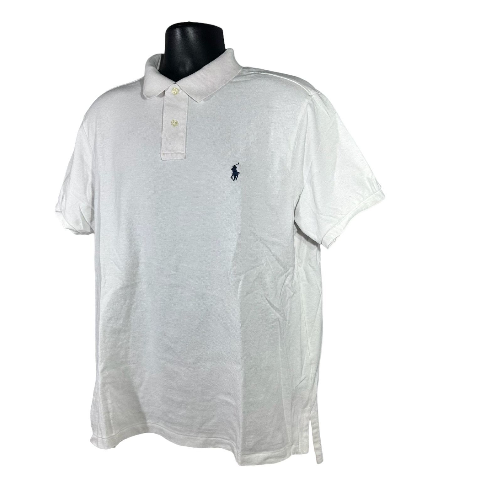 Polo Ralph Lauren Polo Ralph Lauren Custom Fit Cotton Polo Size US XL / EU 56 / 4 - 4 Thumbnail
