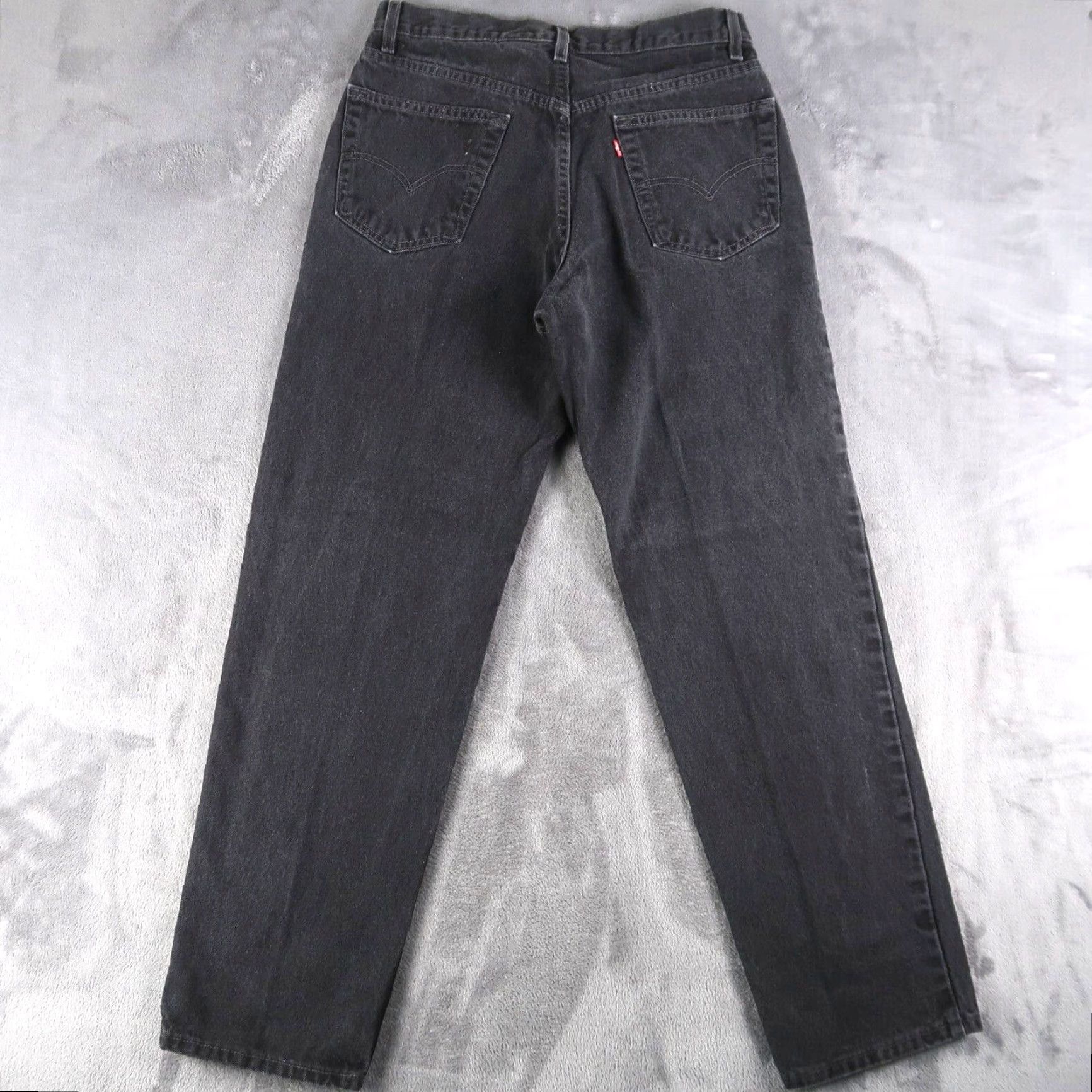 Levi's VINTAGE Levi's 550 Jeans Men 34x32 Black Relaxed Fit Denim 5-Pocket USA Made 90s 550 Theme Mens Size US 34 / EU 50 - 2 Thumbnail