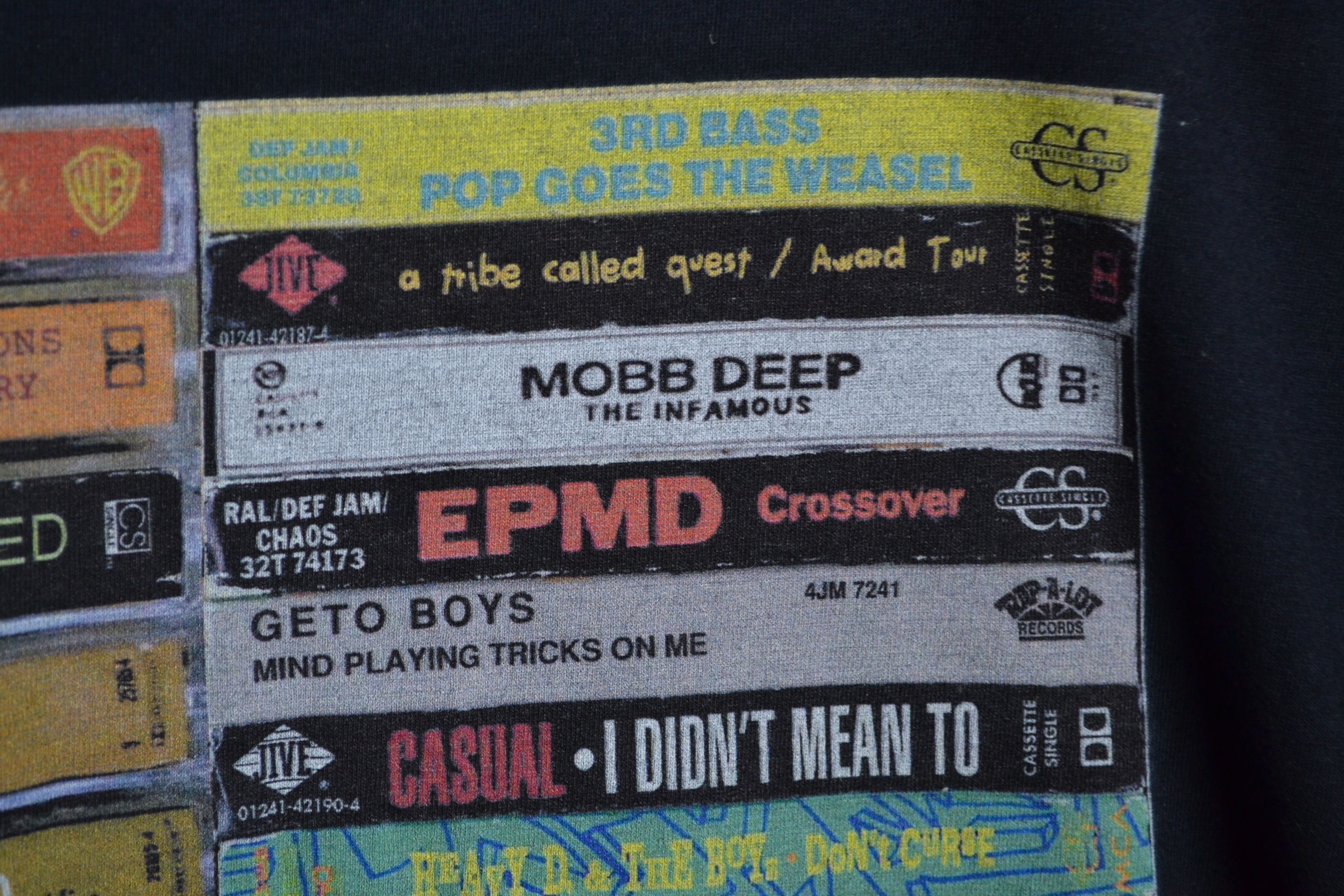Band Tees 90's West Coast Hip Hop Tape Shirt Mens XL Black Size US XL / EU 56 / 4 - 3 Thumbnail