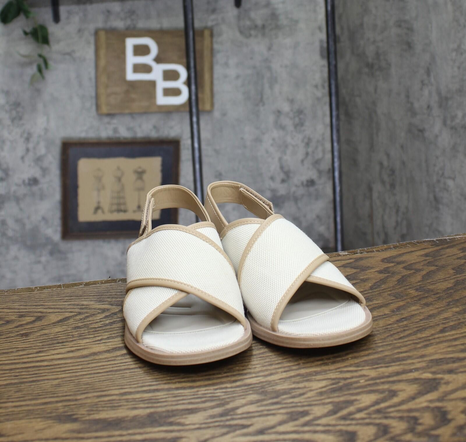 Other Nwt Franco Sarto Heeled Sandals J4225m1 Natural White 7m Size US 7 / IT 37 - 3 Thumbnail