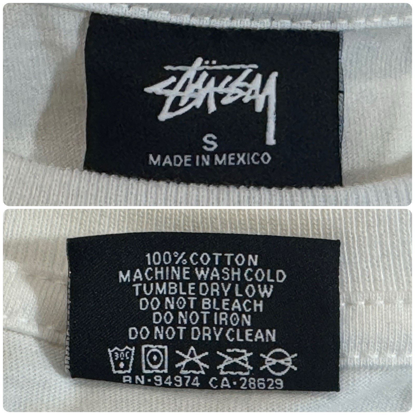 Stussy STUSSY 8 Ball Vintage 90s Y2K White Double Sided T Shirt S Size US S / EU 44-46 / 1 - 5 Thumbnail