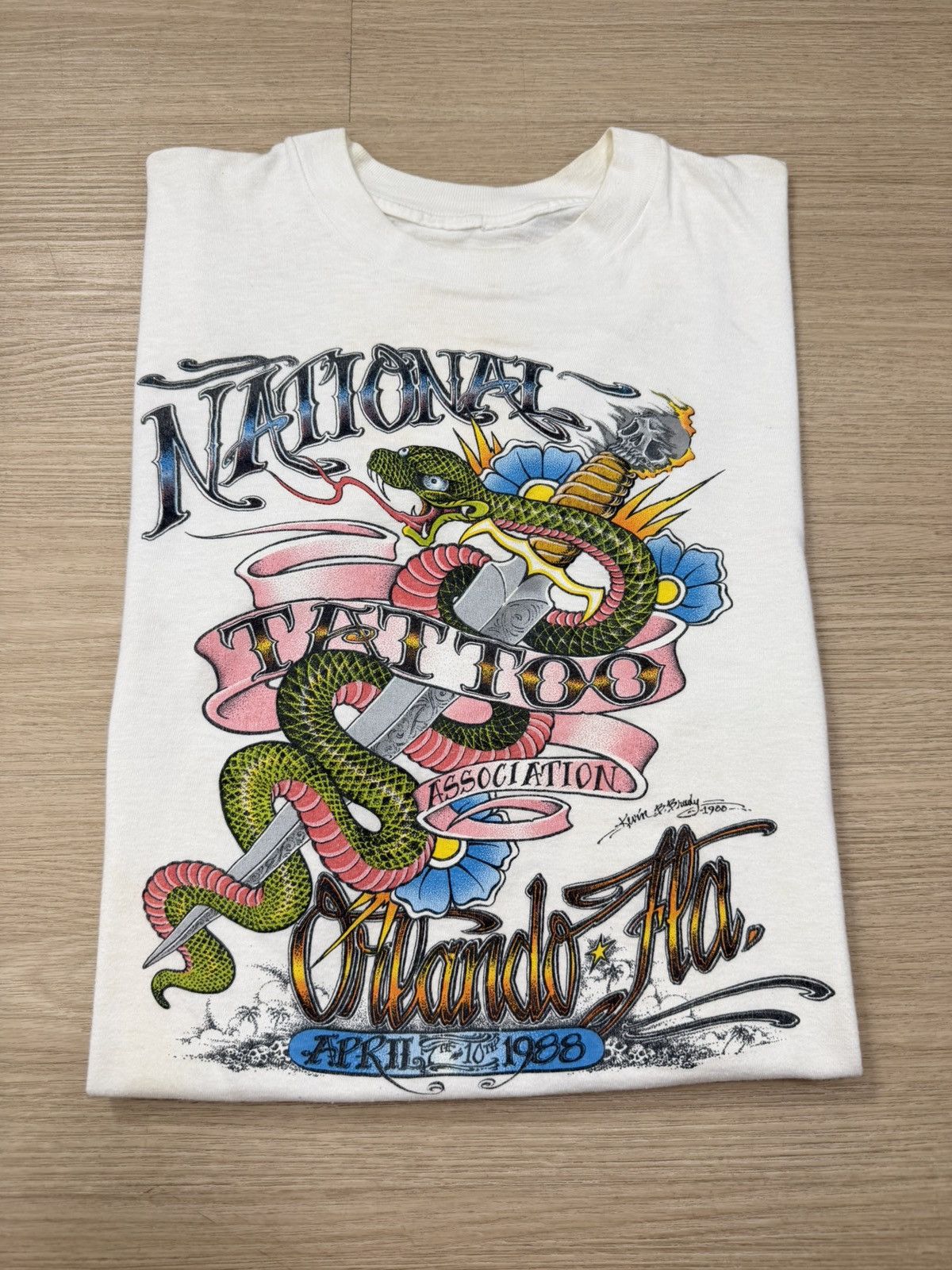 Other Vintage 90s tattoo tee Size US M / EU 48-50 / 2 - 1 Thumbnail