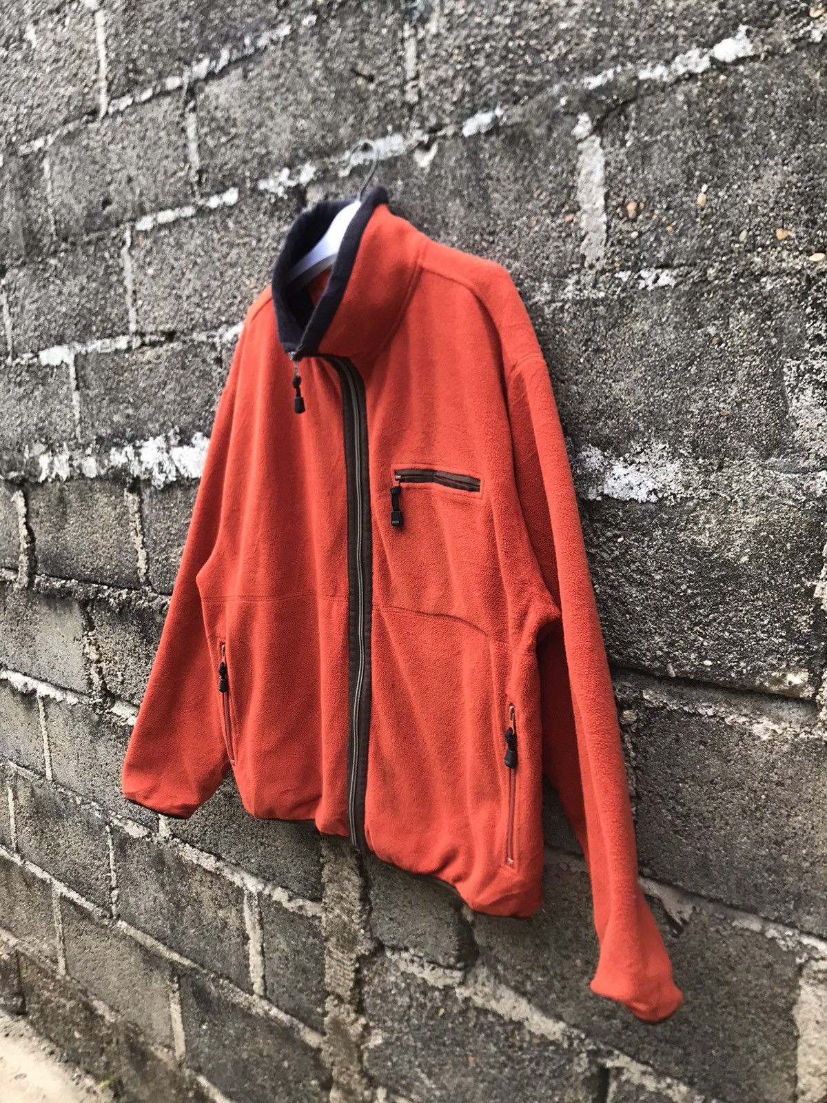 Japanese Brand ⚡️Vintage Grand Air Fleece Zipper Outdoor Jacket Size US L / EU 52-54 / 3 - 3 Thumbnail