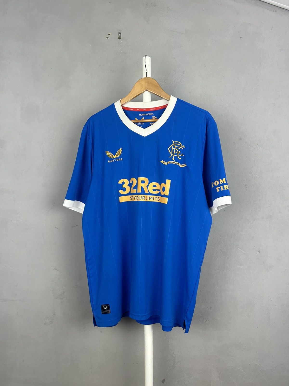 Castore Rangers Castore Home 2021 - 2022 Soccer Jersey Shirt Size US XXL / EU 58 / 5 - 1 Thumbnail