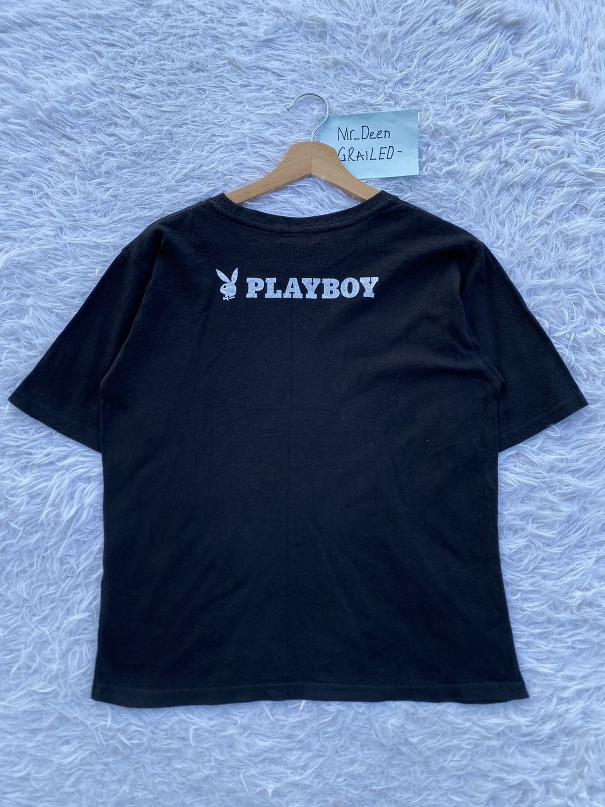 Playboy Rare PLAYBOY MAGAZINE COVER BLACK T-SHIRT Size US M / EU 48-50 / 2 - 13 Thumbnail