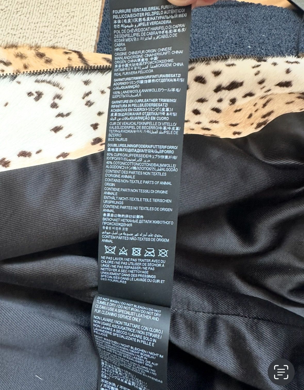 Saint Laurent Paris Saint Laurent Paris 21AW Leopard Real Fur Blouson, Size 50 Size US M / EU 48-50 / 2 - 8 Thumbnail