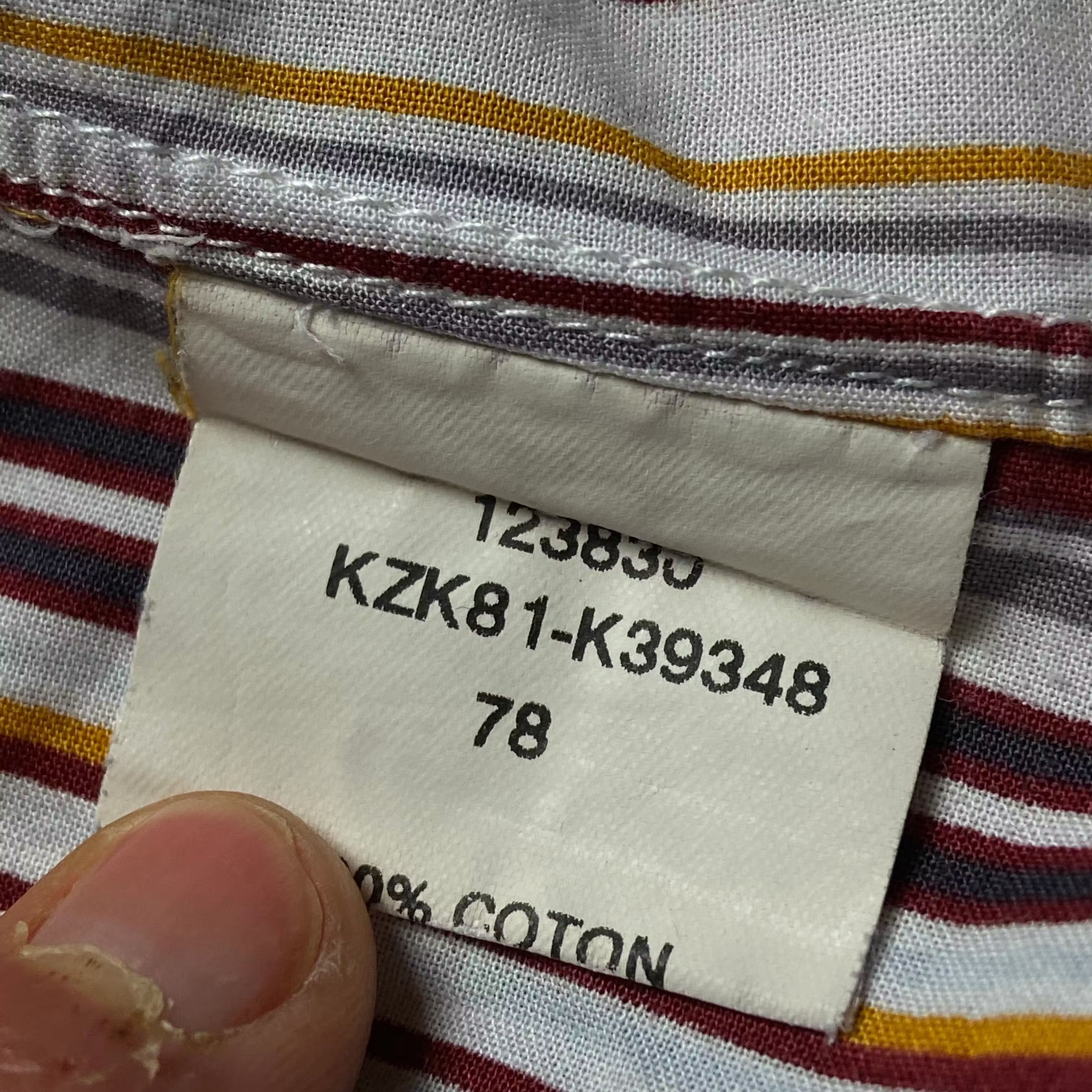 Kenzo Mens Shirt Kenzo Long Sleeve Size 41 / 16 Size US L / EU 52-54 / 3 - 6 Thumbnail