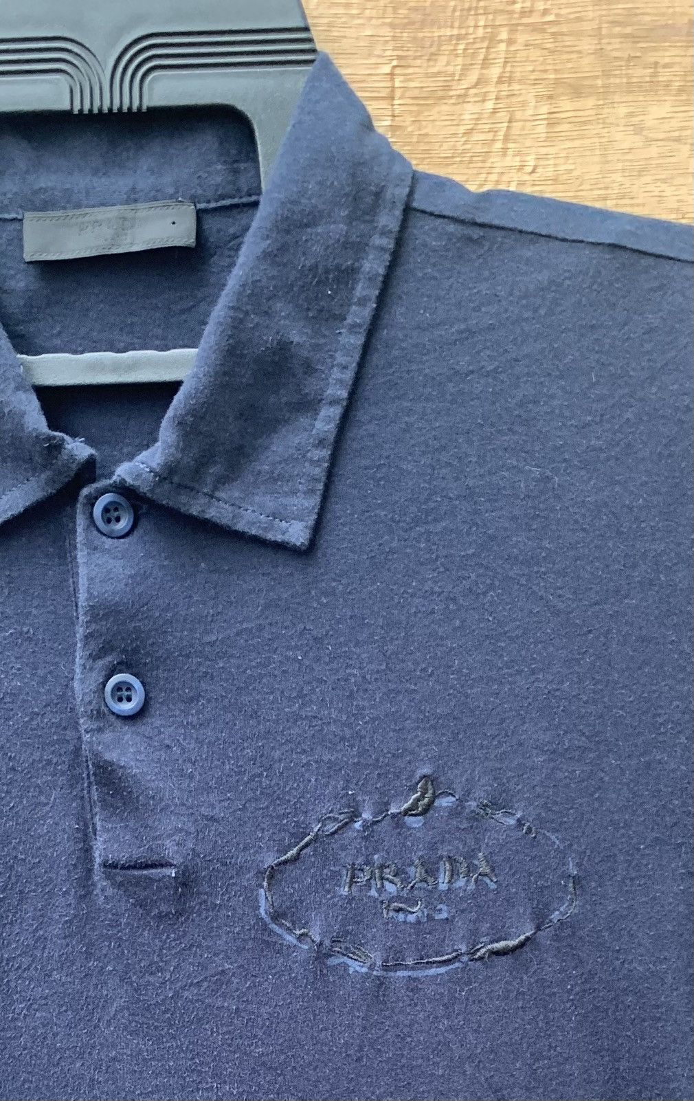 Prada Prada Milano Embroidered Polo Shirt Size US S / EU 44-46 / 1 - 10 Thumbnail