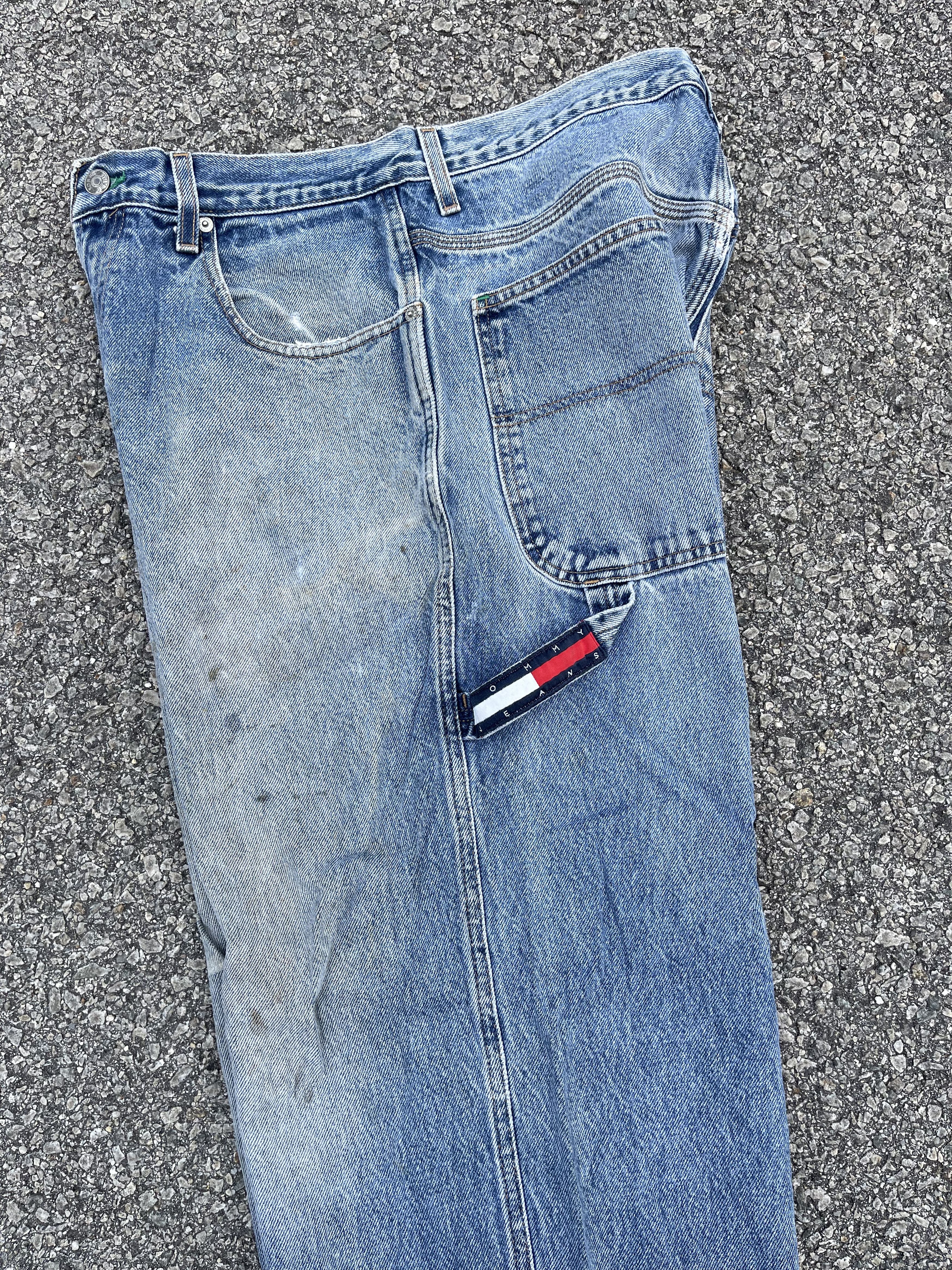 Tommy Hilfiger 90s Tommy Hilfiger Crazy Baggy Carpenter Wide Leg Travis Size US 32 / EU 48 - 10 Thumbnail
