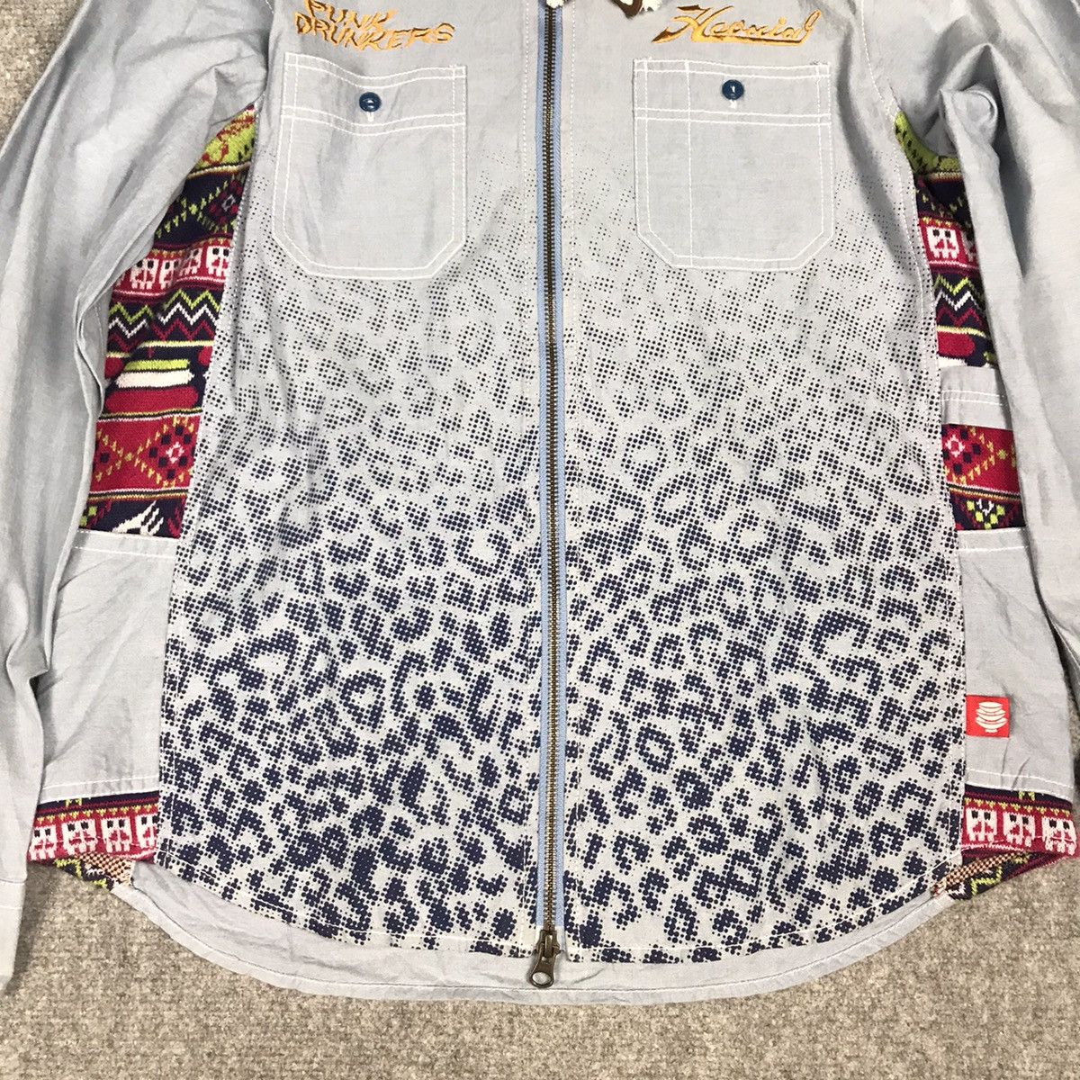 Japanese Brand PUNK DRUN KERS ZIPPER HOODIES JACKET Size US M / EU 48-50 / 2 - 2 Thumbnail