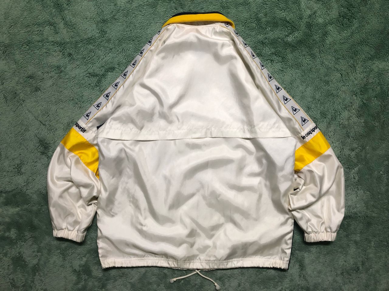 Le Coq Sportif VINTAGE 90s LE COQ SPORTIF SIDE TAPE WINDBREAKER JACKET Size US XL / EU 56 / 4 - 3 Thumbnail
