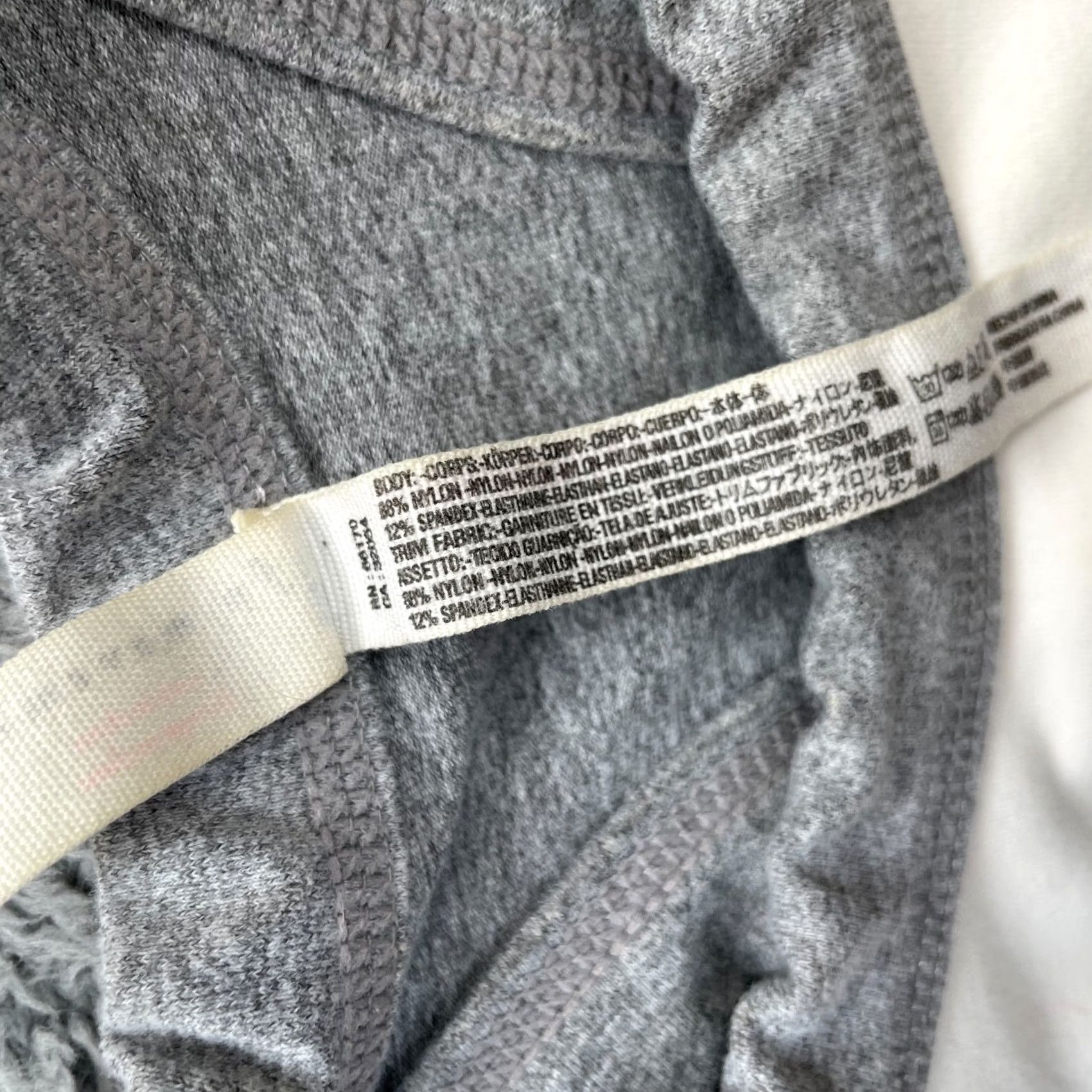 Free People Free People Brami Crop Shirt Womens Small Gray Racerback Wide Strap Stretch Movement Size S / US 4 / IT 40 - 6 Thumbnail