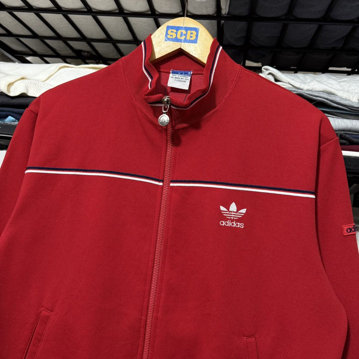 Adidas Vintage adidas w.germany by descente track top Size US S / EU 44-46 / 1 - 9 Thumbnail