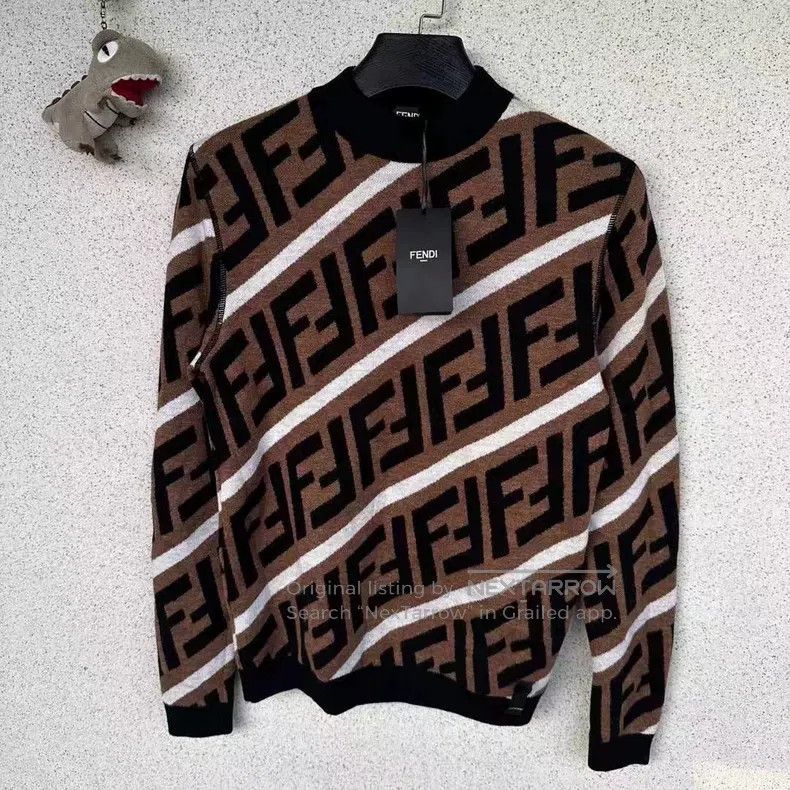 Fendi Fendi Printed FF sweater Size US S / EU 44-46 / 1 - 1 Thumbnail