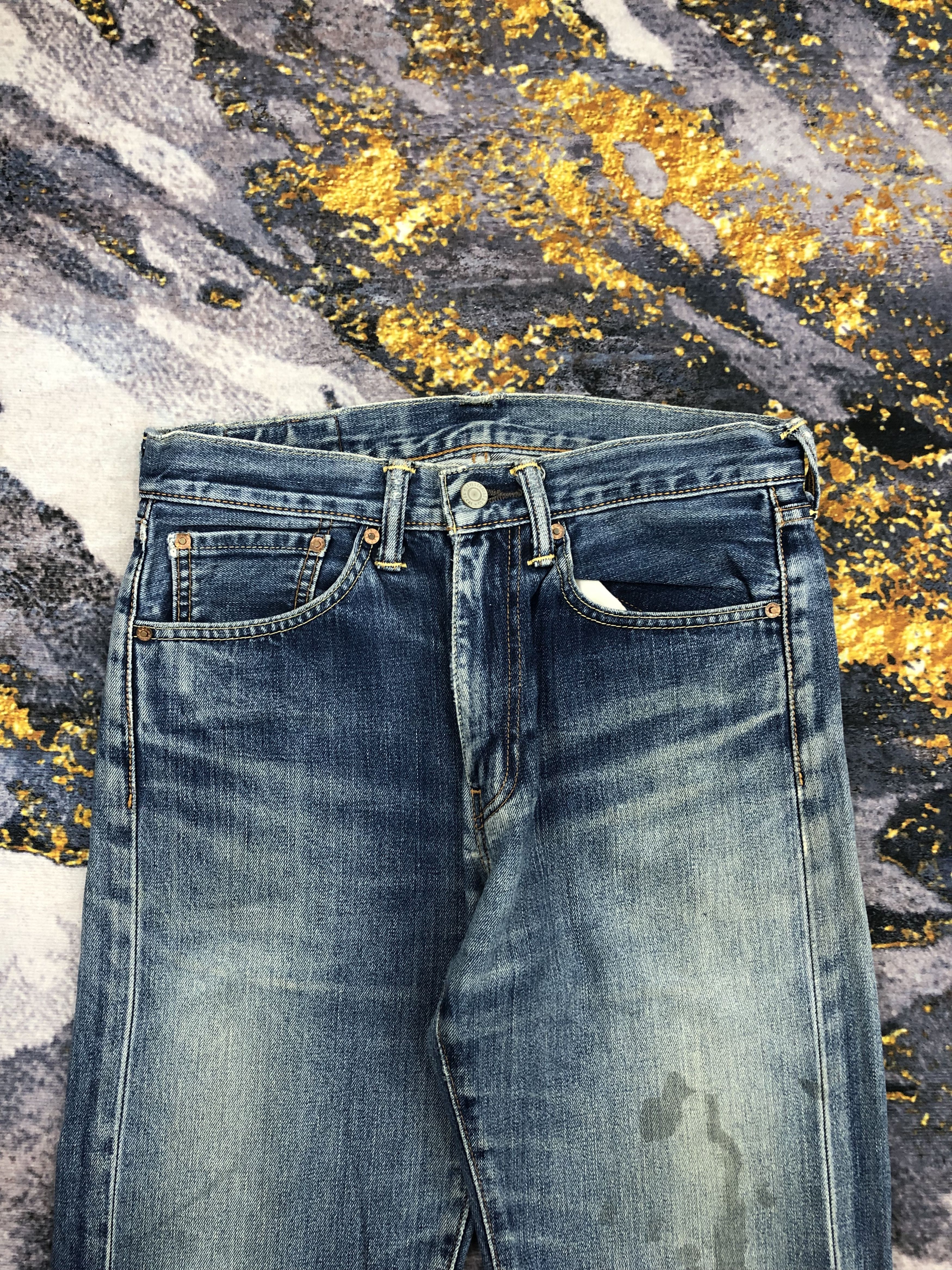 Levi's Vintage Levis 505 Blue Faded Jeans DPP0137 Size US 30 / EU 46 - 2 Thumbnail