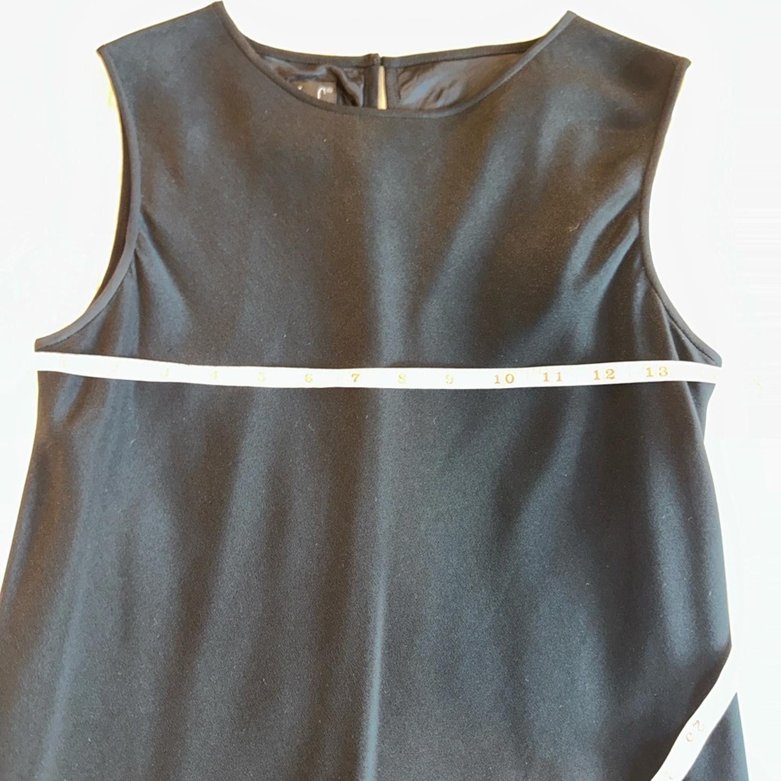 Other INC International Concepts 100% Silk Black Midi Dress luxury Size M / US 6-8 / IT 42-44 - 4 Thumbnail