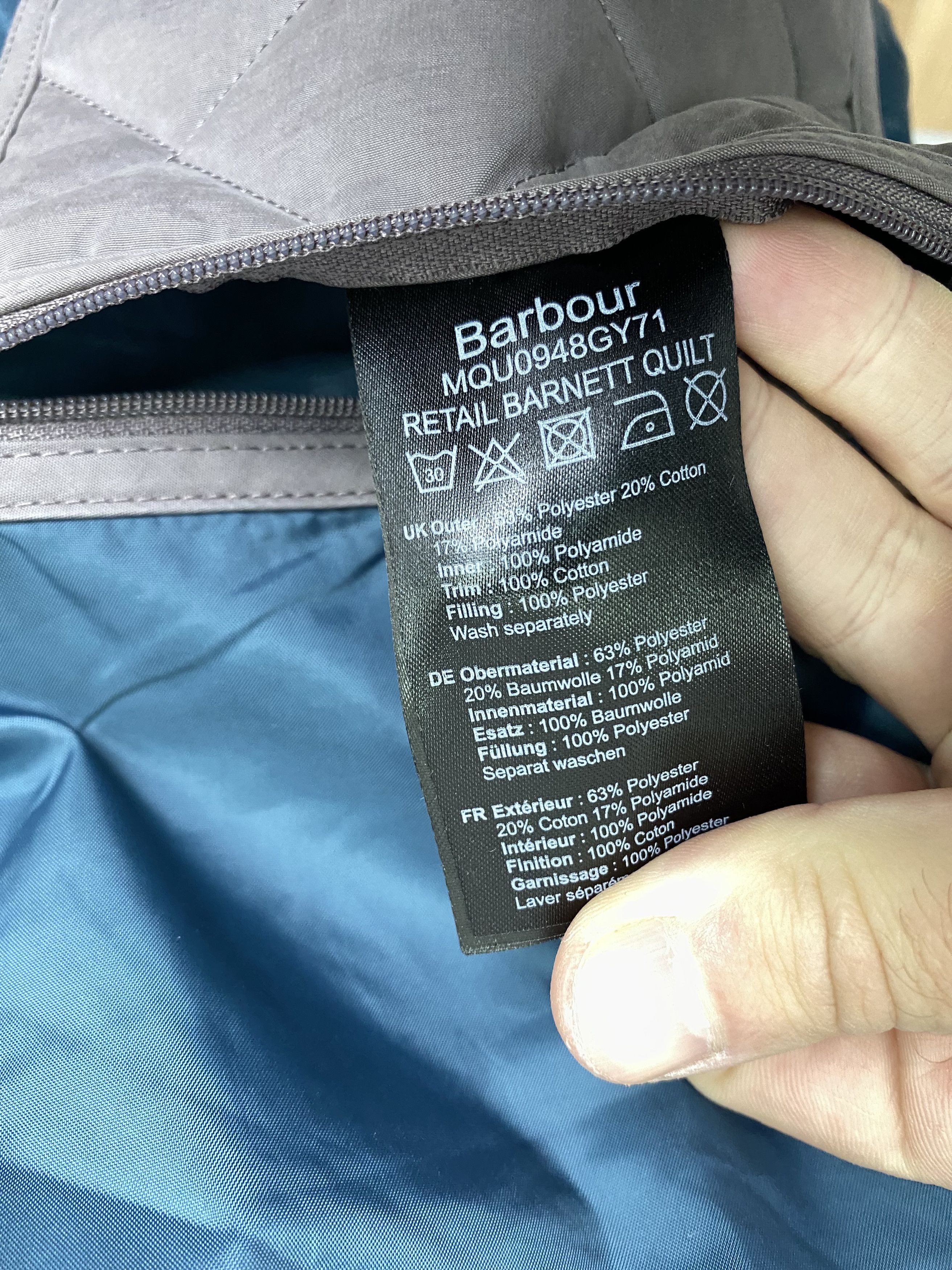 Barbour BARBOUR Retail Barnett Quilt Jacket Size US M / EU 48-50 / 2 - 8 Thumbnail