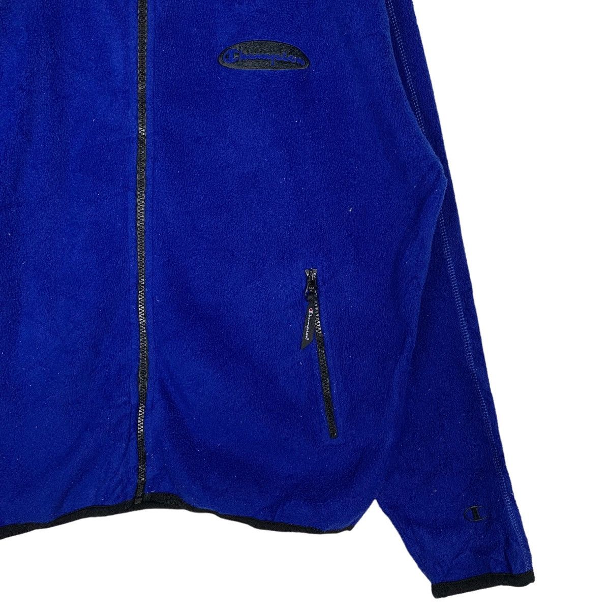Champion Vintage Champion Embroidery Logo Blue Fleece Jacket #0004-C1 Size US L / EU 52-54 / 3 - 5 Thumbnail