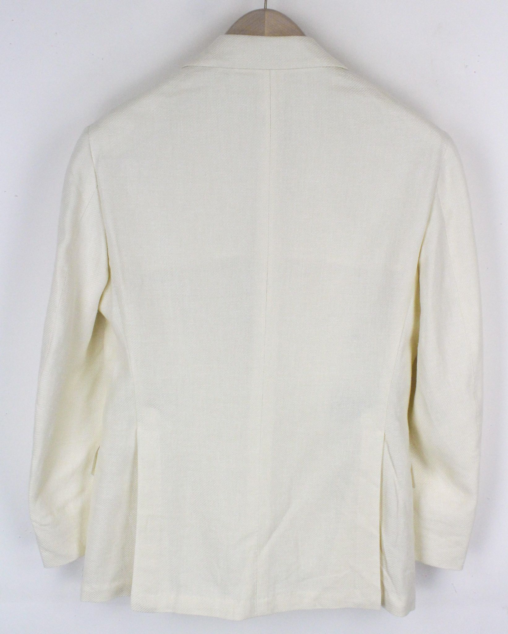 Suitsupply LA SPALLA UK34R Off-White Linen Silk Cotton 72349 Size 34R - 2 Thumbnail