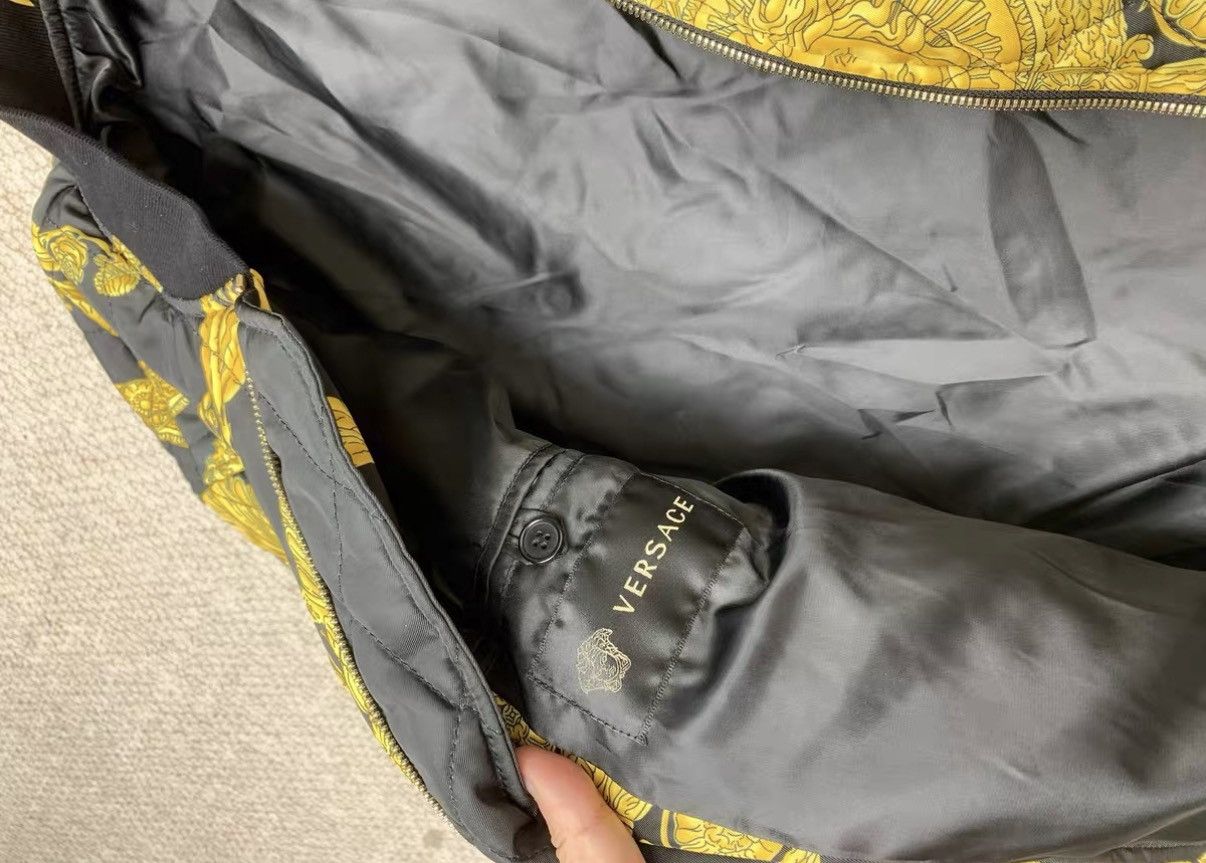 Versace VERSACE Baroque Print Stand Collar Padded Jacket Size US M / EU 48-50 / 2 - 8 Thumbnail