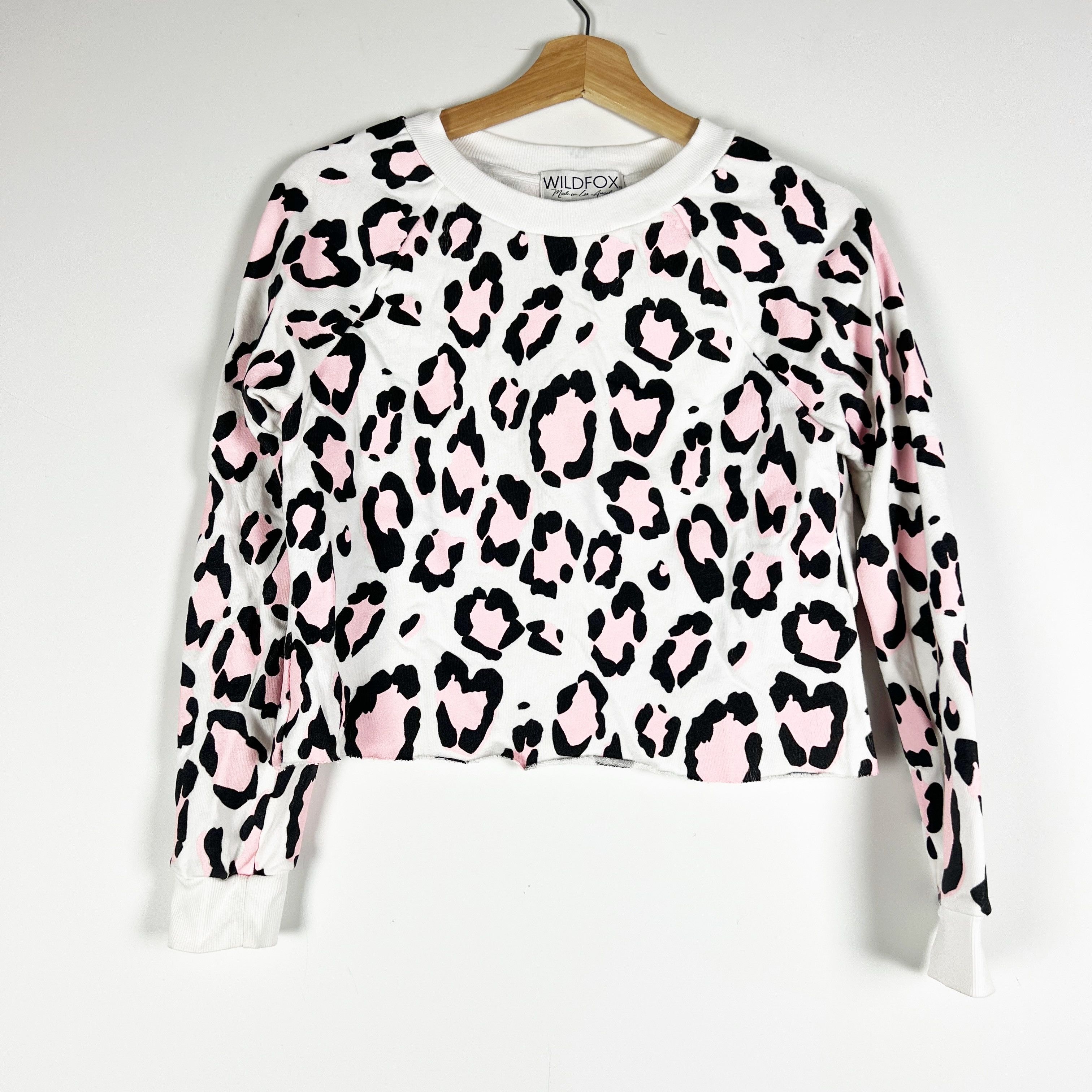 Wildfox Wildfox Cotton Crew Neck Cheetah Leopard Size XS / US 0-2 / IT 36-38 - 1 Thumbnail