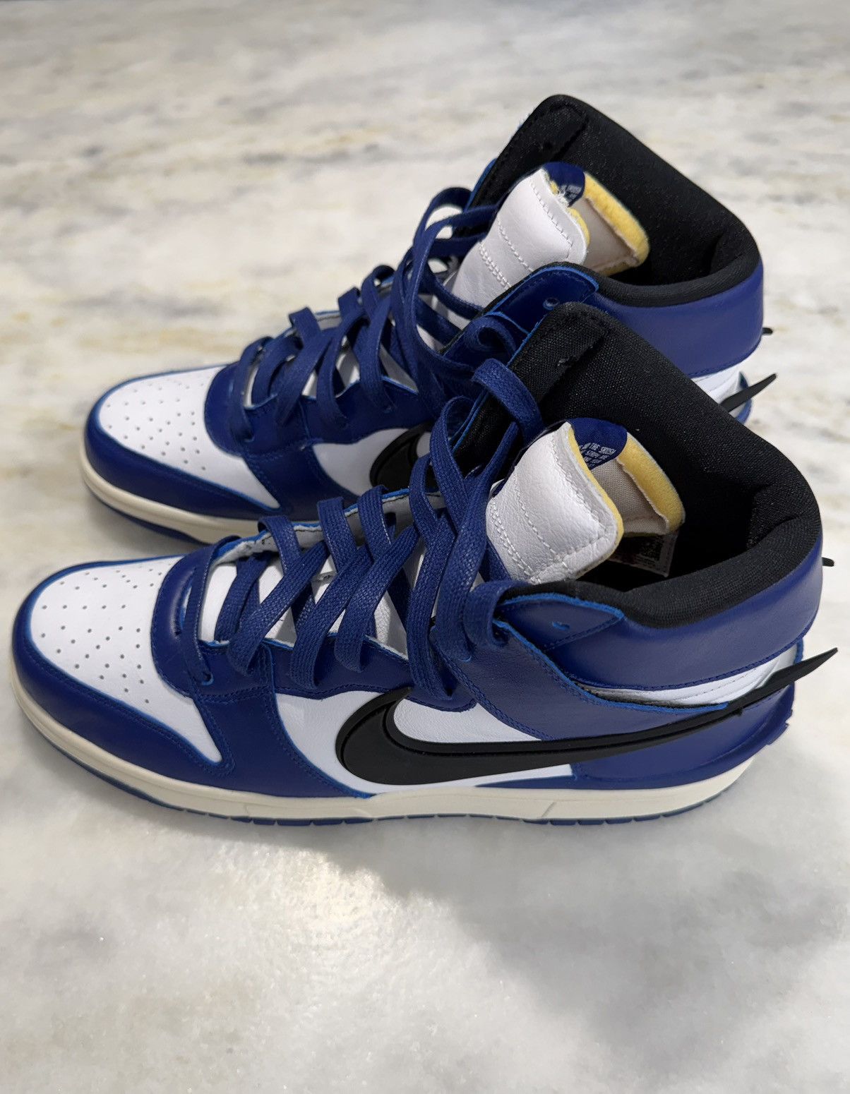 Nike AMBUSH x Nike Dunk High Deep Royal Size 10 Size US 10 / EU 43 - 2 Thumbnail